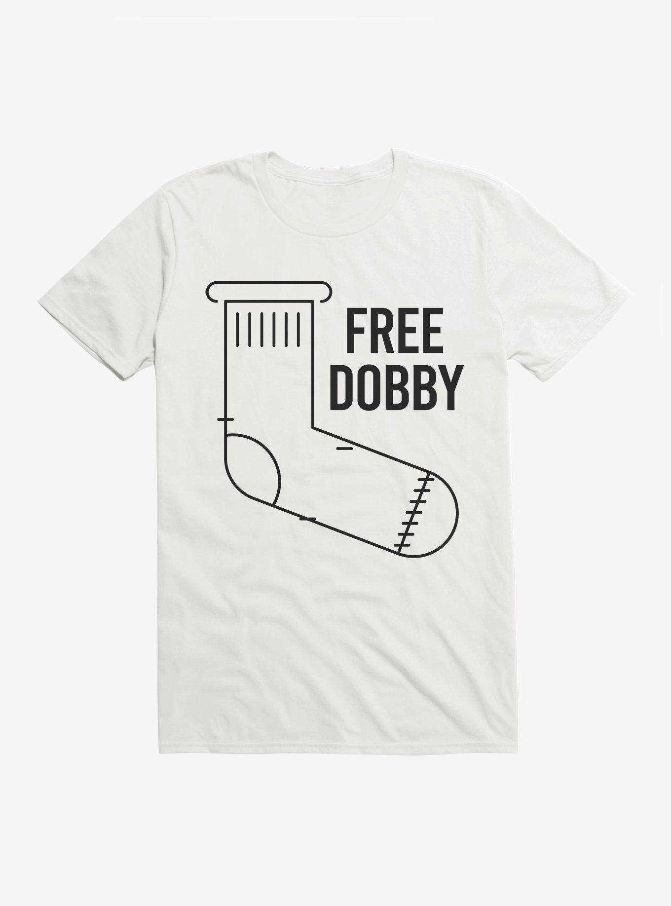 Harry Potter Free Dobby Sock T-Shirt, WHITE, hi-res