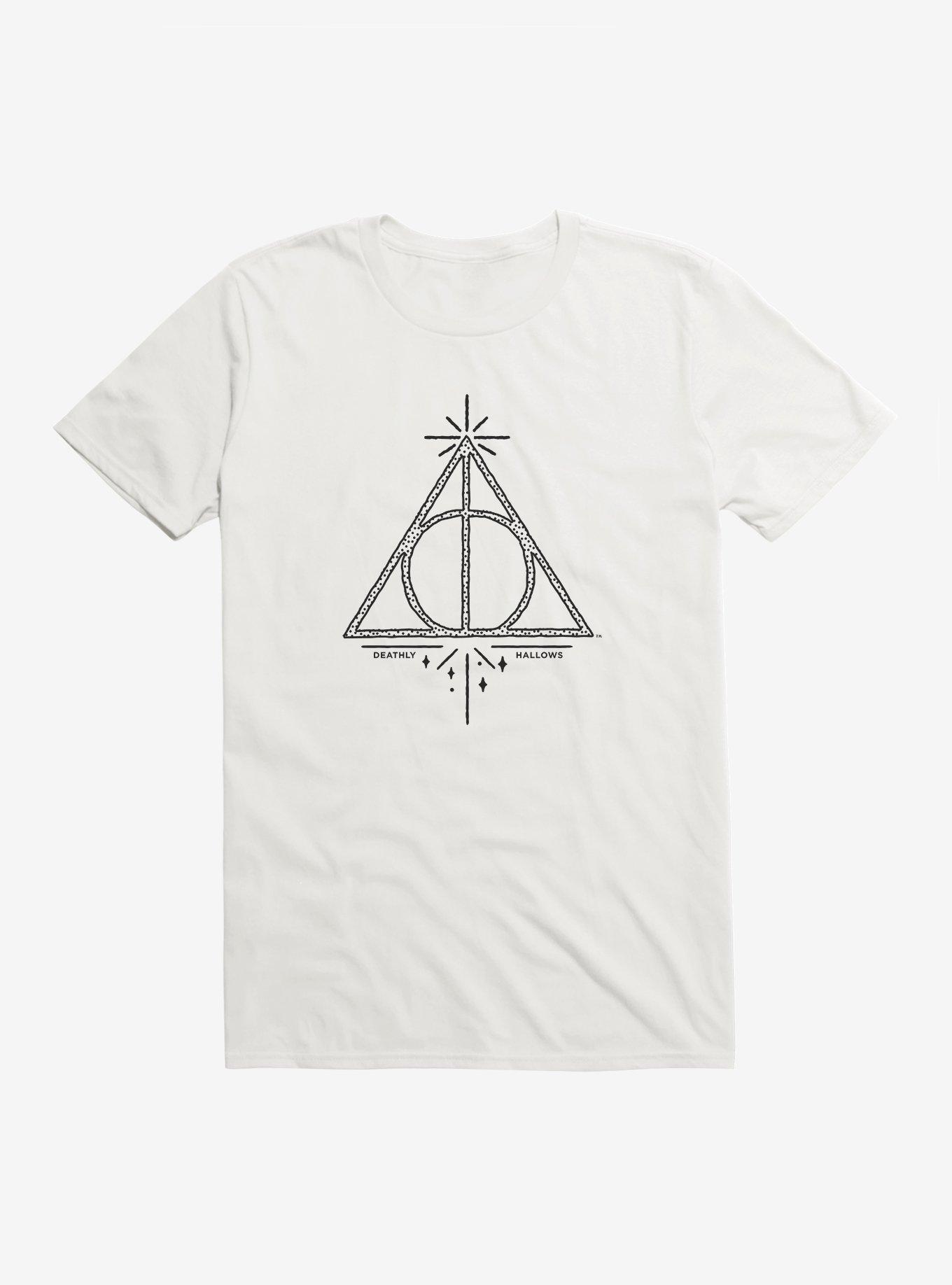 Harry Potter Deathly Hallows Symbol T-Shirt, WHITE, hi-res