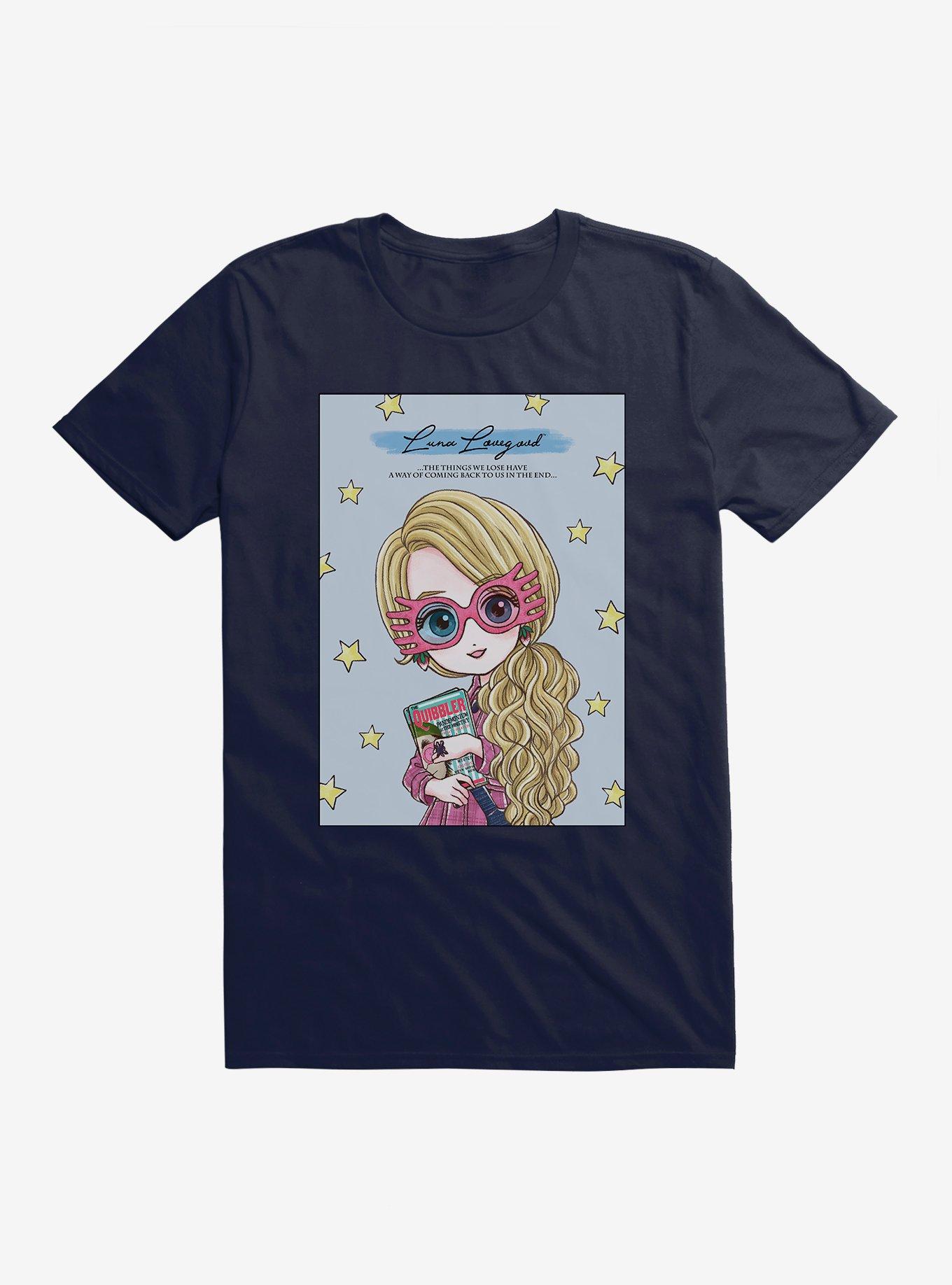 Harry Potter Luna In The End Quote T-Shirt, NAVY, hi-res