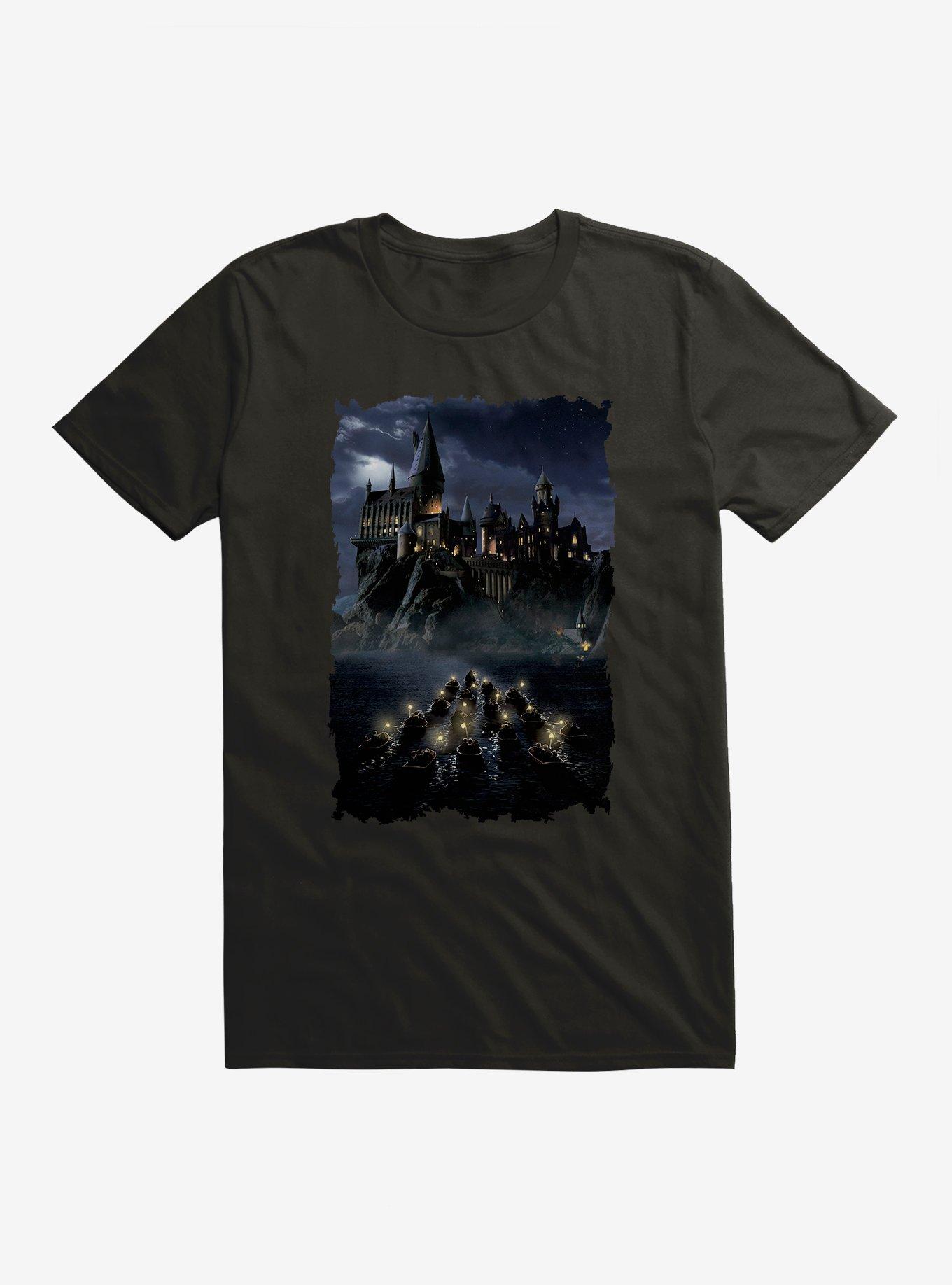 Harry Potter Boats To Hogwarts T-Shirt, BLACK, hi-res