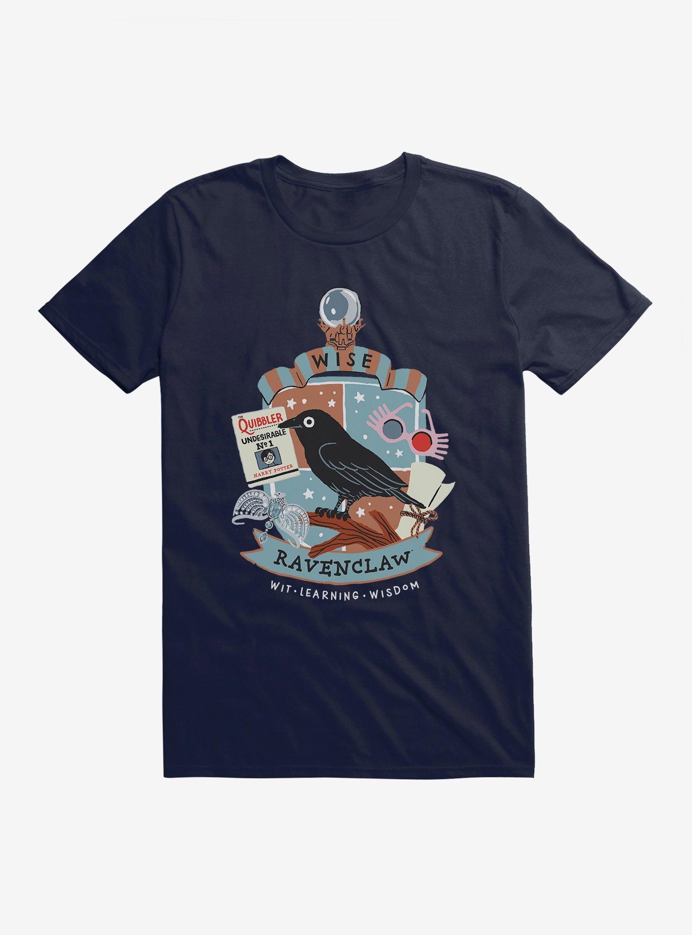 Harry Potter Ravenclaw Wise T-Shirt, NAVY, hi-res
