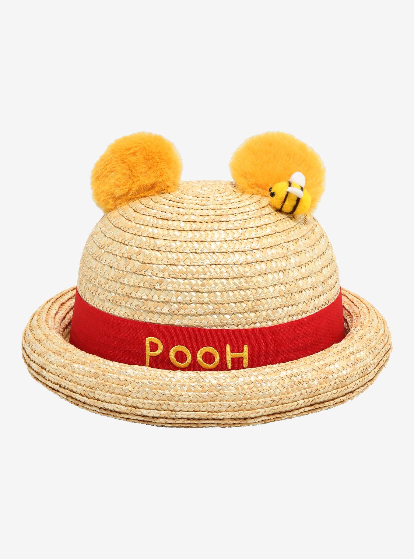 Disney Winnie The Pooh 3D Ear Straw Hat, , hi-res