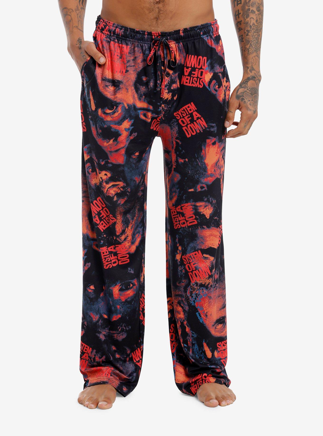 System Of A Down Faces Pajama Pants, , hi-res