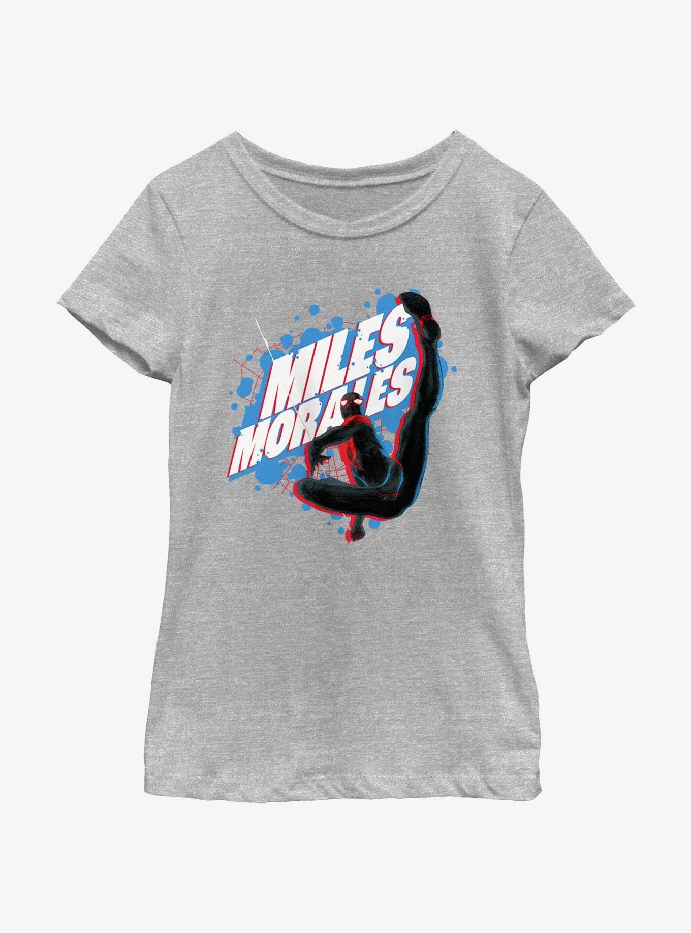 Marvel Spider-Man Miles Morales Pose Girls Youth T-Shirt