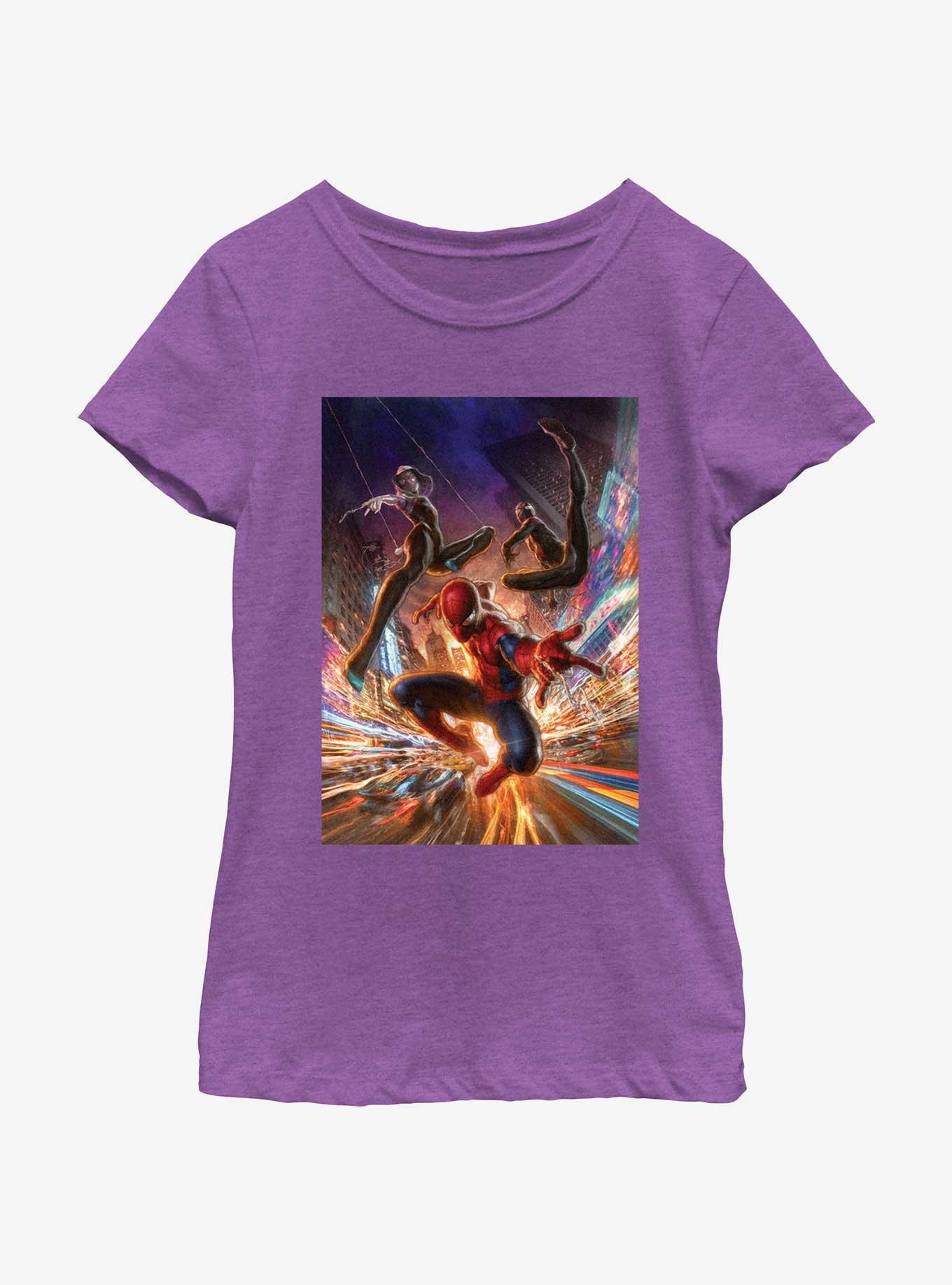 Marvel Spider-Man Spiders City Girls Youth T-Shirt