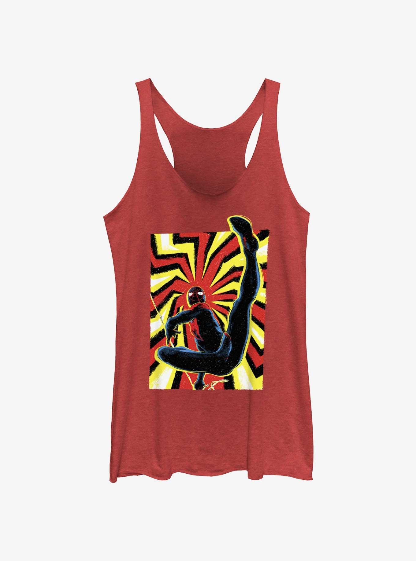 Marvel Spider-Man Miles Spider Sense Womens Tank Top