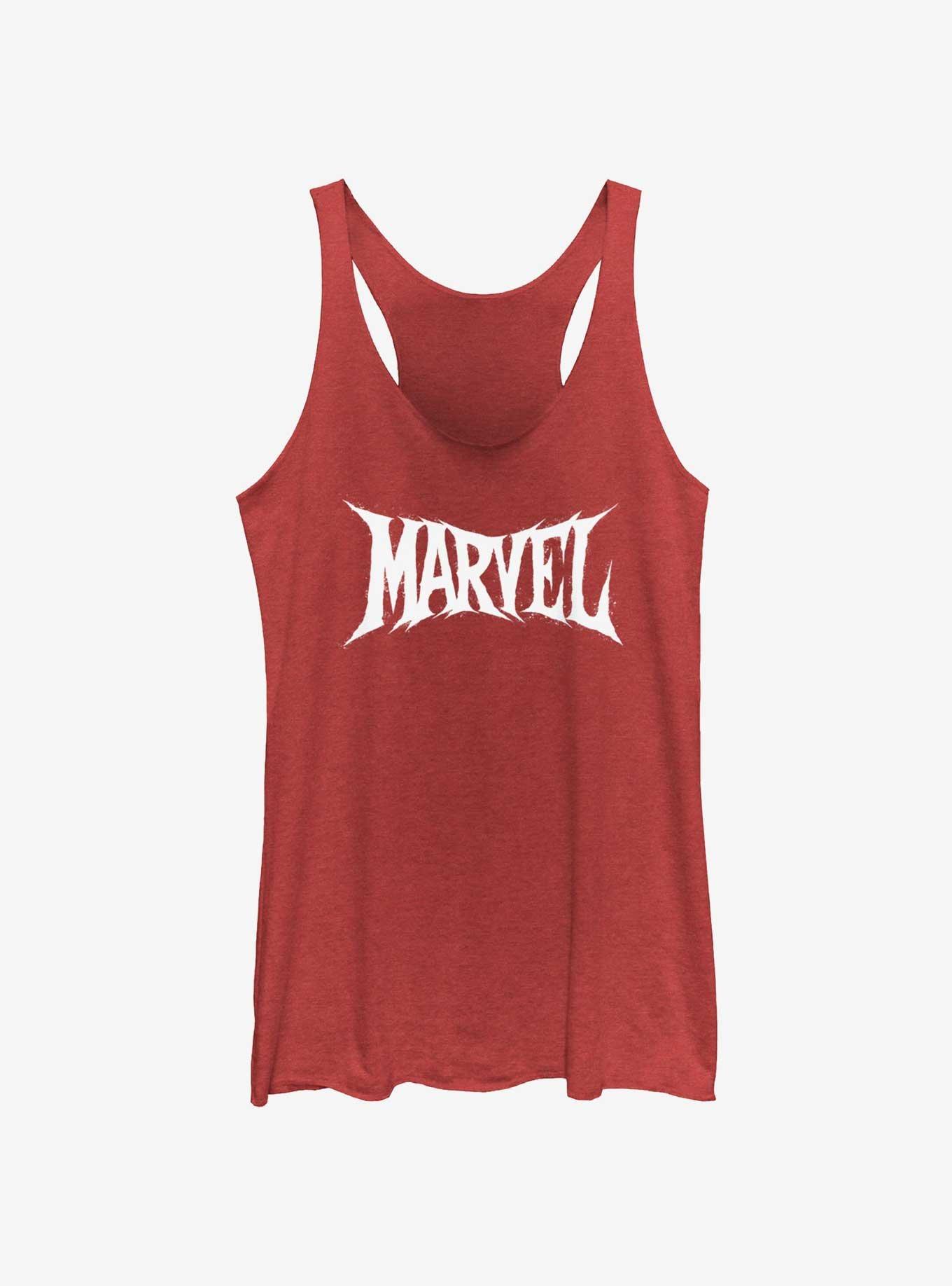 Marvel Metal Marvel Logo Womens Tank Top, , hi-res