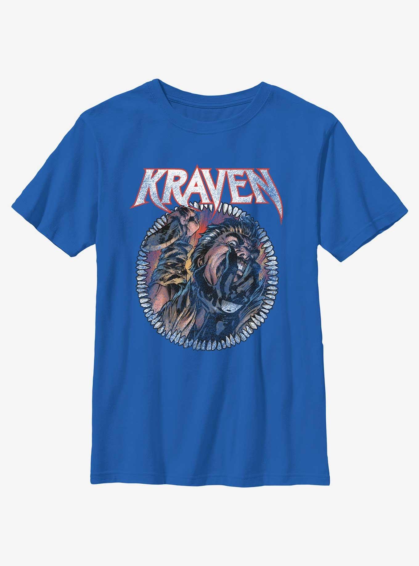 Marvel Kraven the Hunter Captured Prey Youth T-Shirt, ROYAL, hi-res