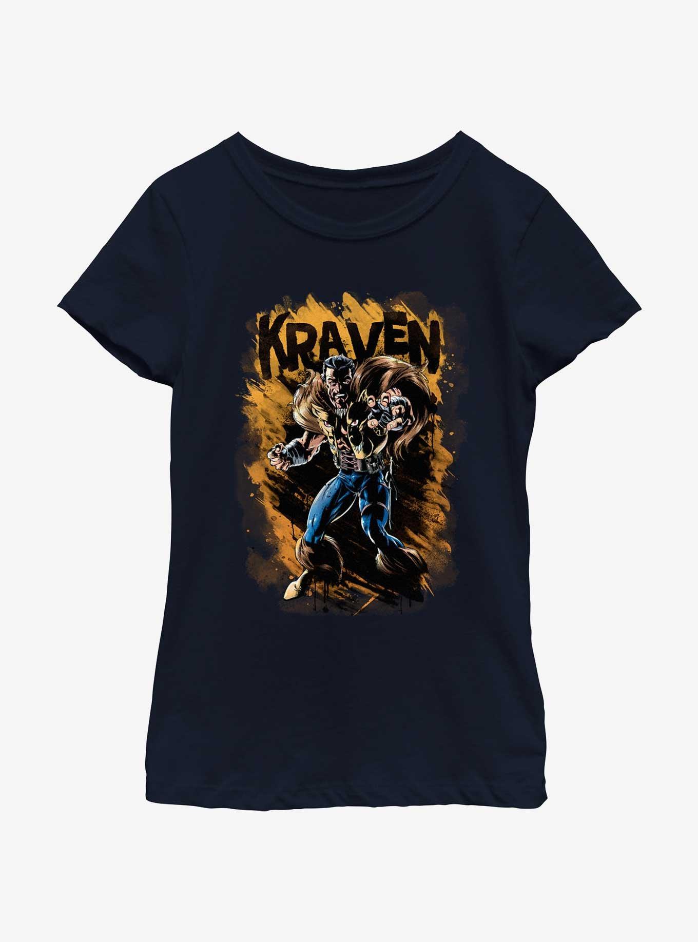 Marvel Kraven the Hunter Splatter Wall Girls Youth T-Shirt, , hi-res