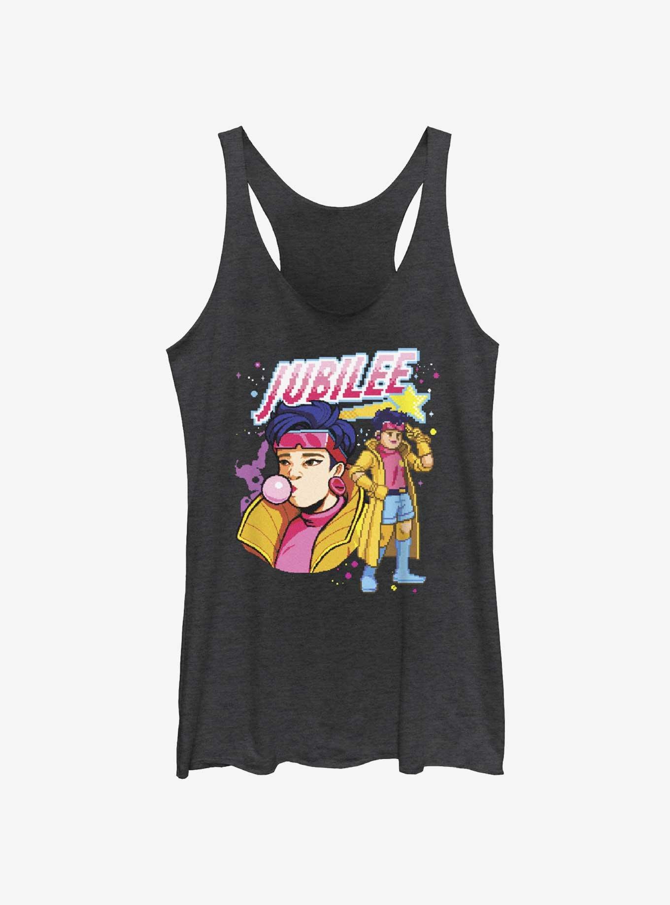 Marvel X-Men Pixellation Jubilation Womens Tank Top, , hi-res