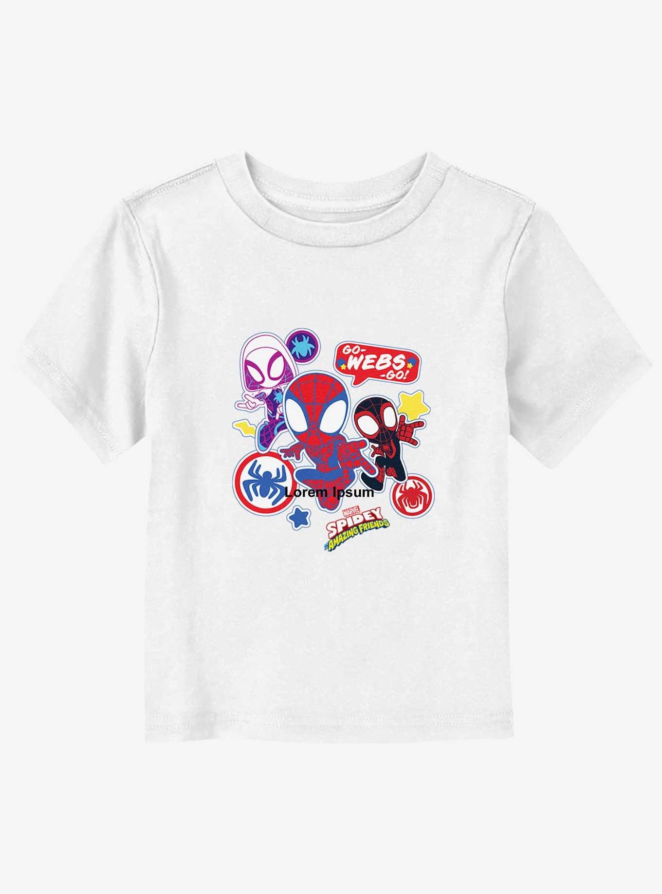 Marvel Spidey and His Amazing Friends Three Web Amigos Toddler T-Shirt, , hi-res