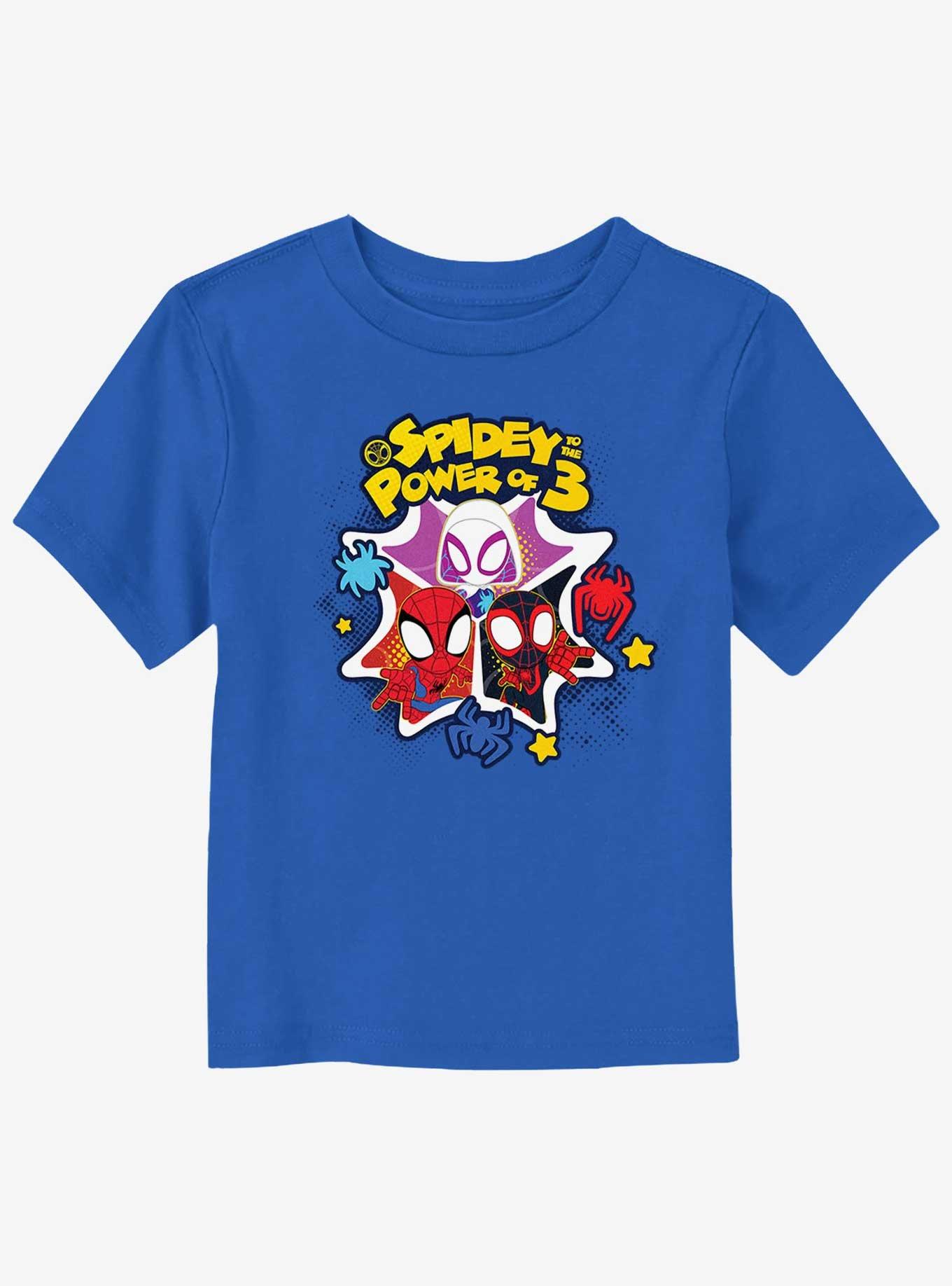 Marvel Spidey and His Amazing Friends Power Of Three Toddler T-Shirt, ROYAL, hi-res