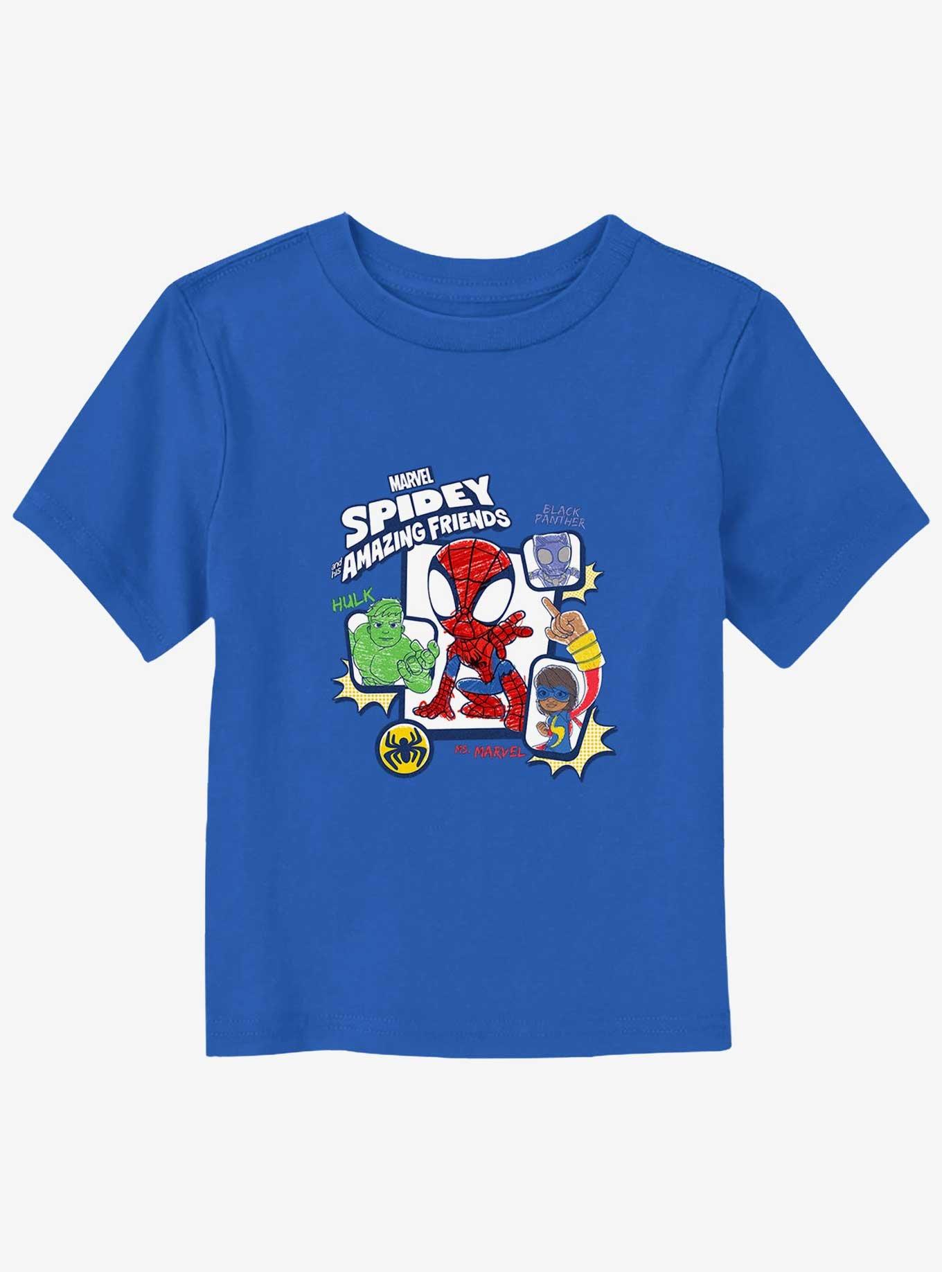 Marvel Spidey and His Amazing Friends Panel Toddler T-Shirt