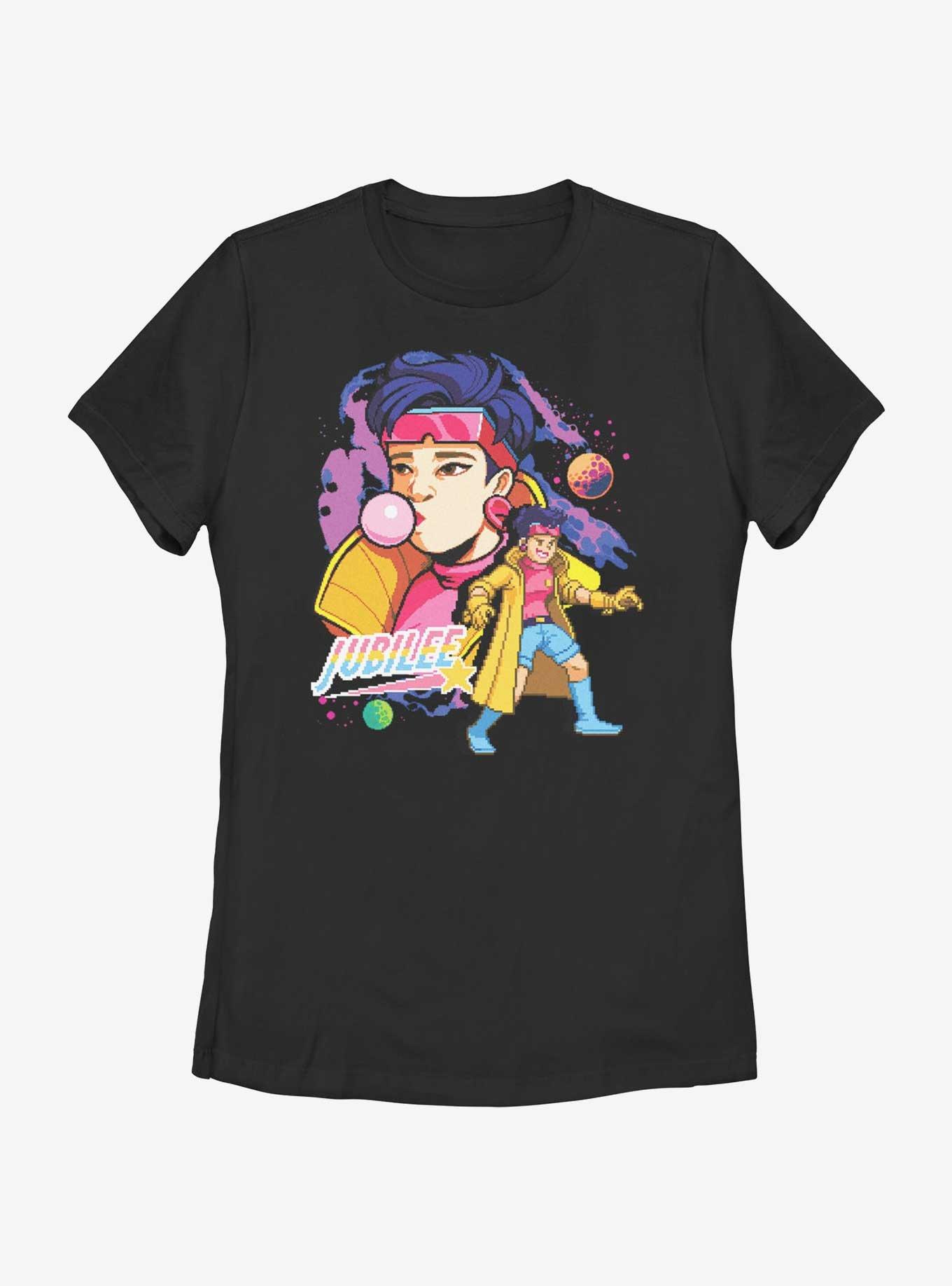 Marvel X-Men Jubilee In Space Womens T-Shirt, BLACK, hi-res