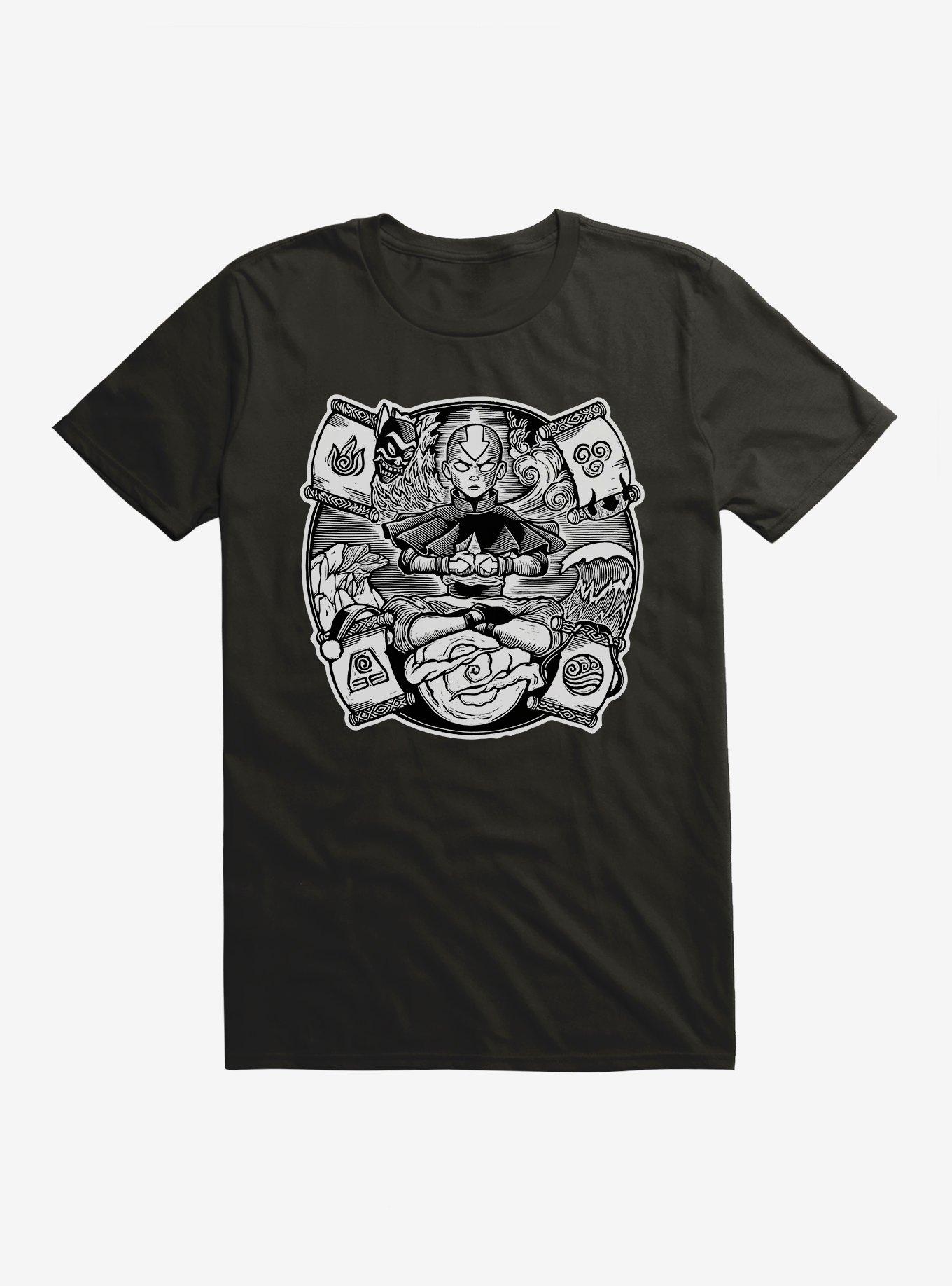 Avatar: The Last Airbender Master Of The Elements Aang T-Shirt - BoxLunch Exclusive
