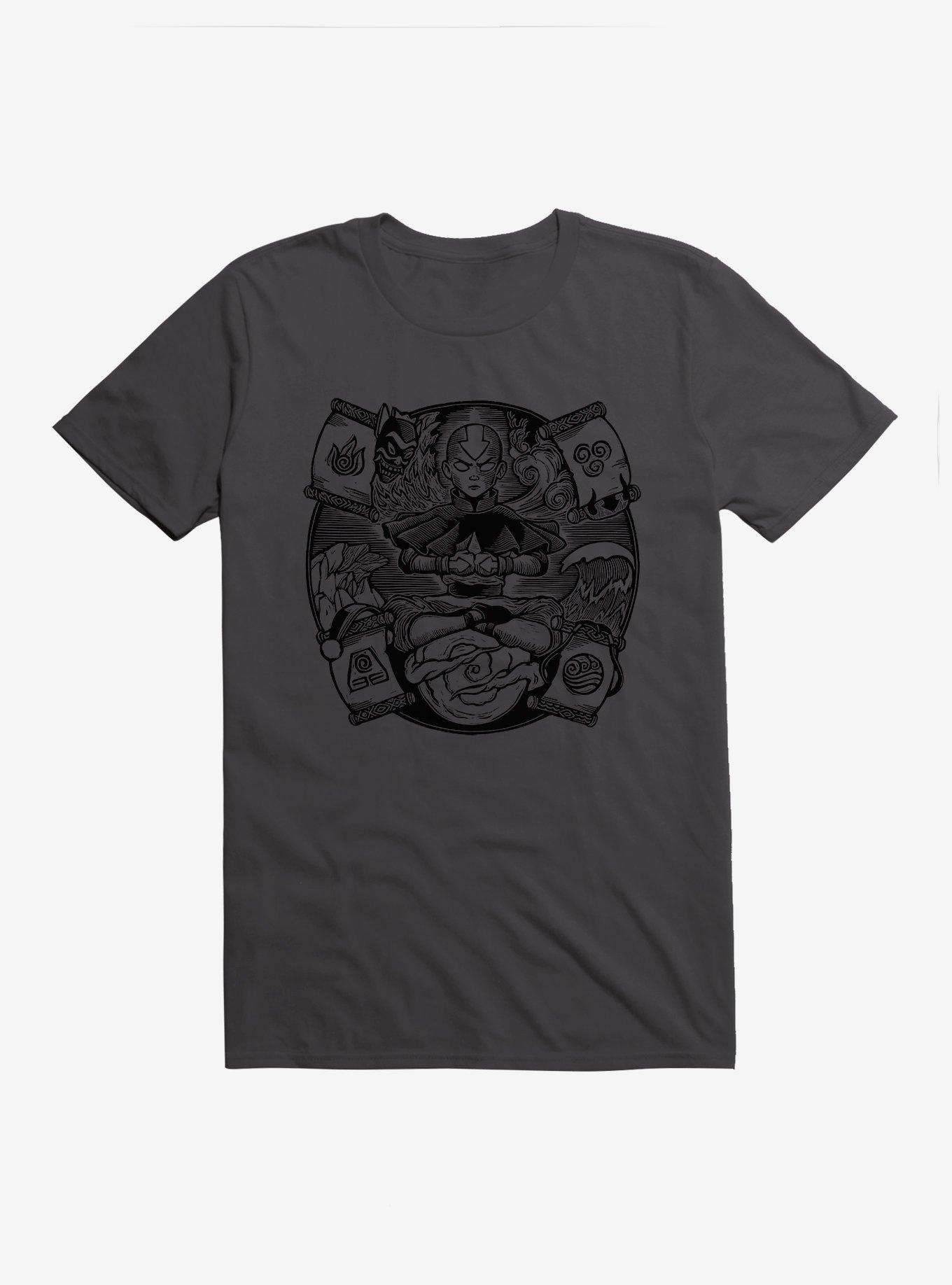 Avatar: The Last Airbender Master Of The Elements Aang T-Shirt - BoxLunch Exclusive
