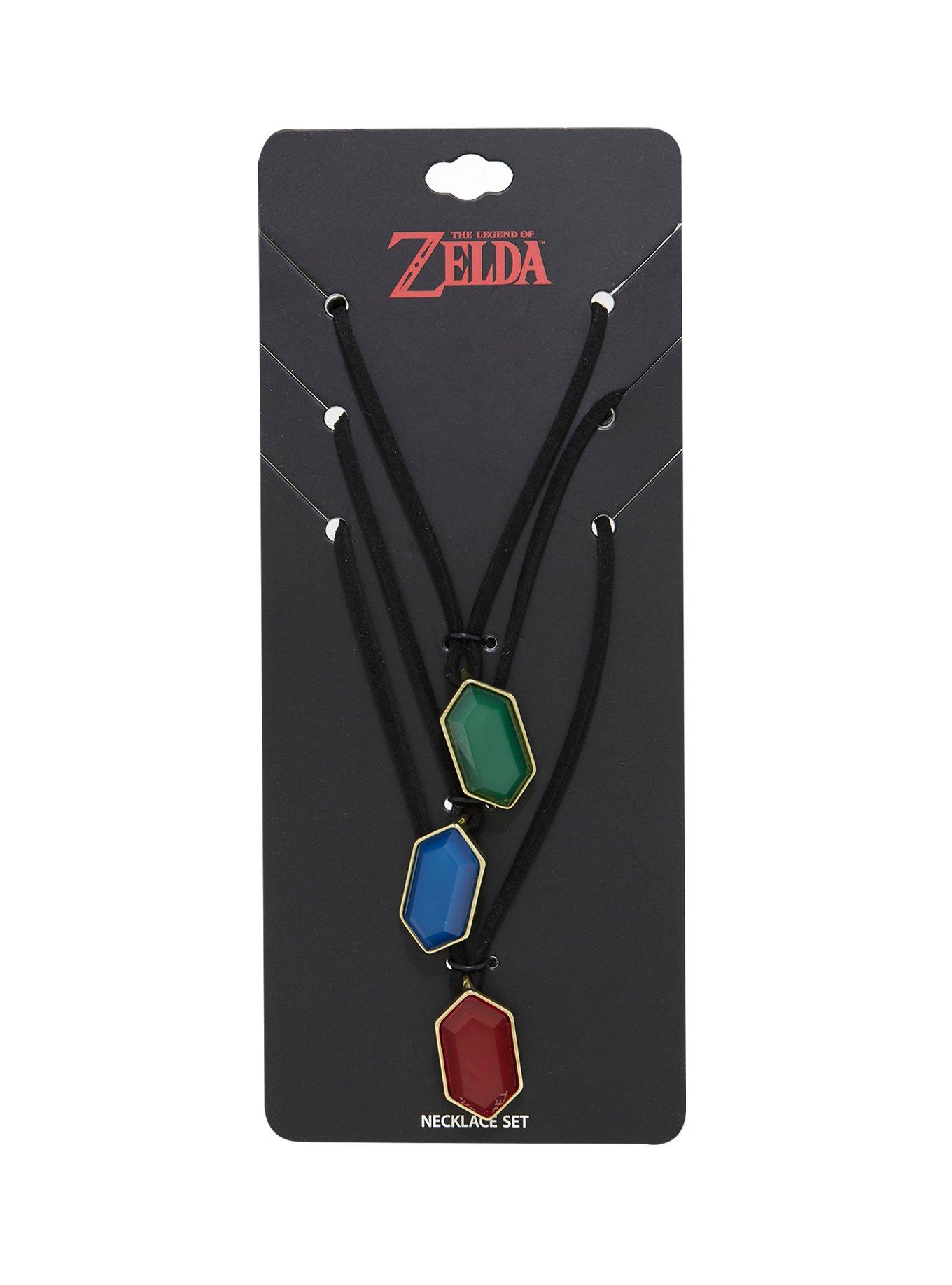 The Legend Of Zelda Rupee Necklace Set, , hi-res