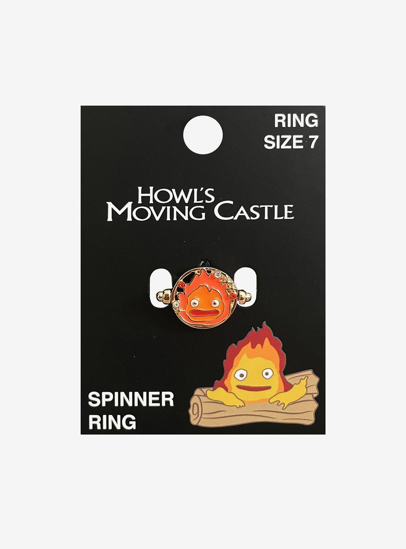 Studio Ghibli® Howl's Moving Castle Calcifer Spinner Ring, , hi-res