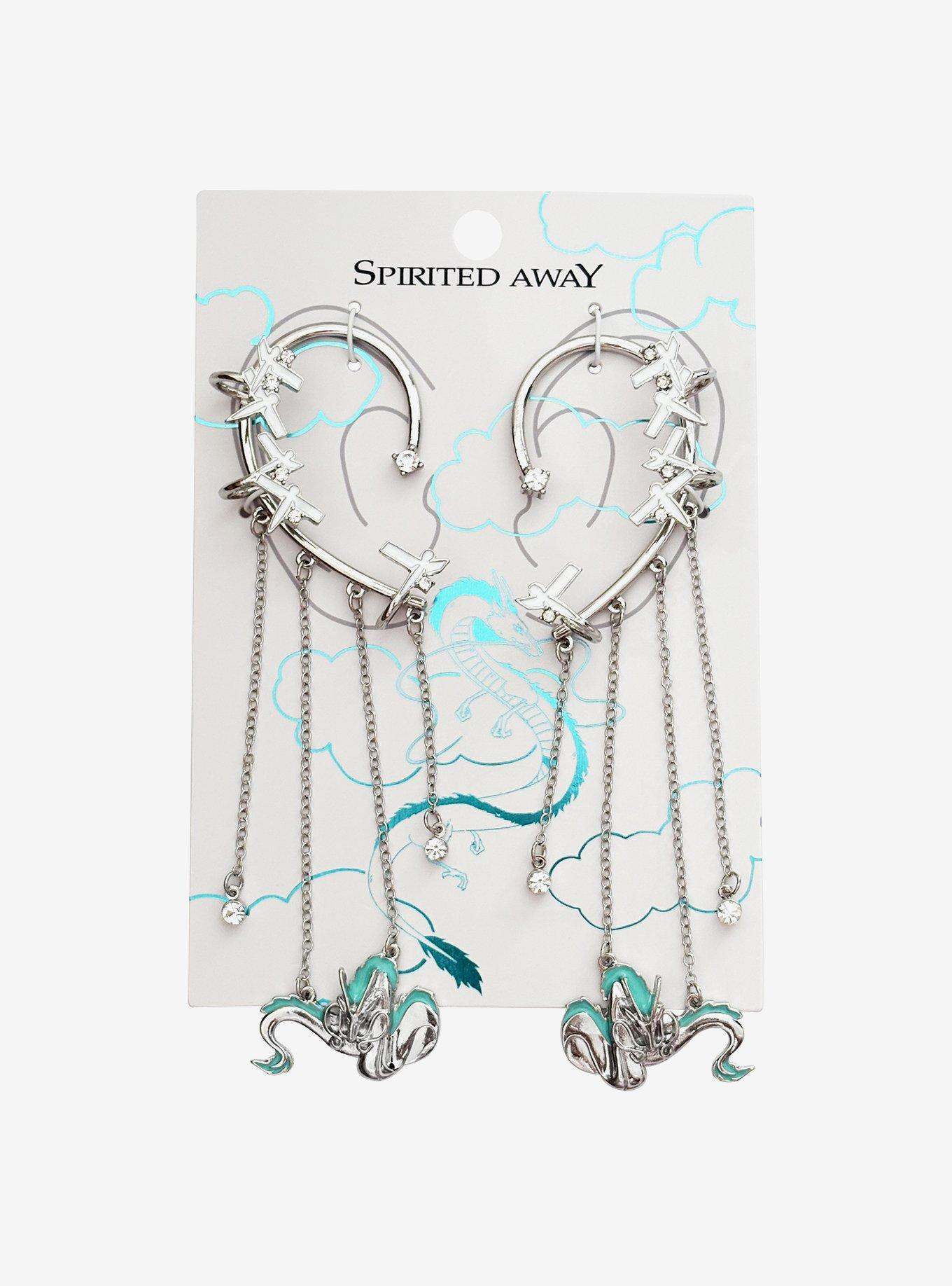 Studio Ghibli® Spirited Away Haku Charm Ear Cuff Set, , hi-res