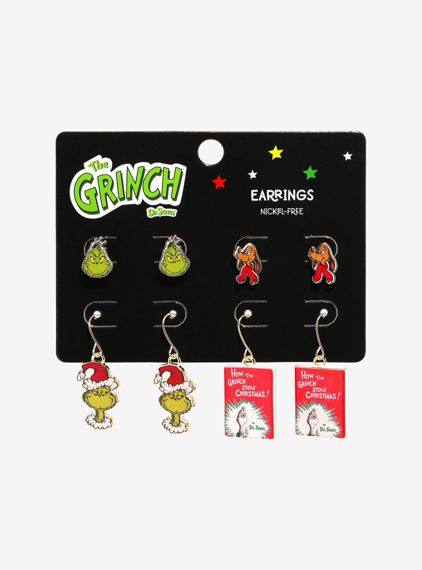 How The Grinch Stole Christmas! Icon Earring Set, , hi-res