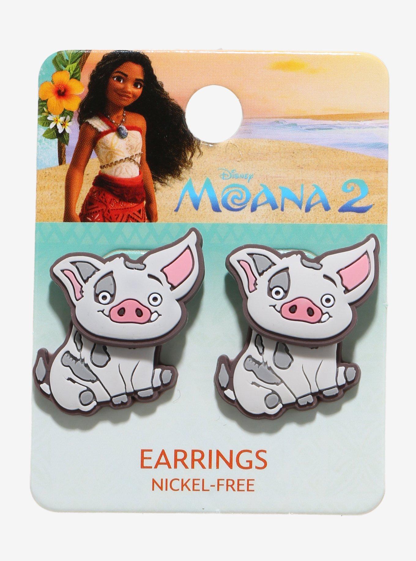 Disney Moana 2 Pua Front/Back Earrings, , hi-res