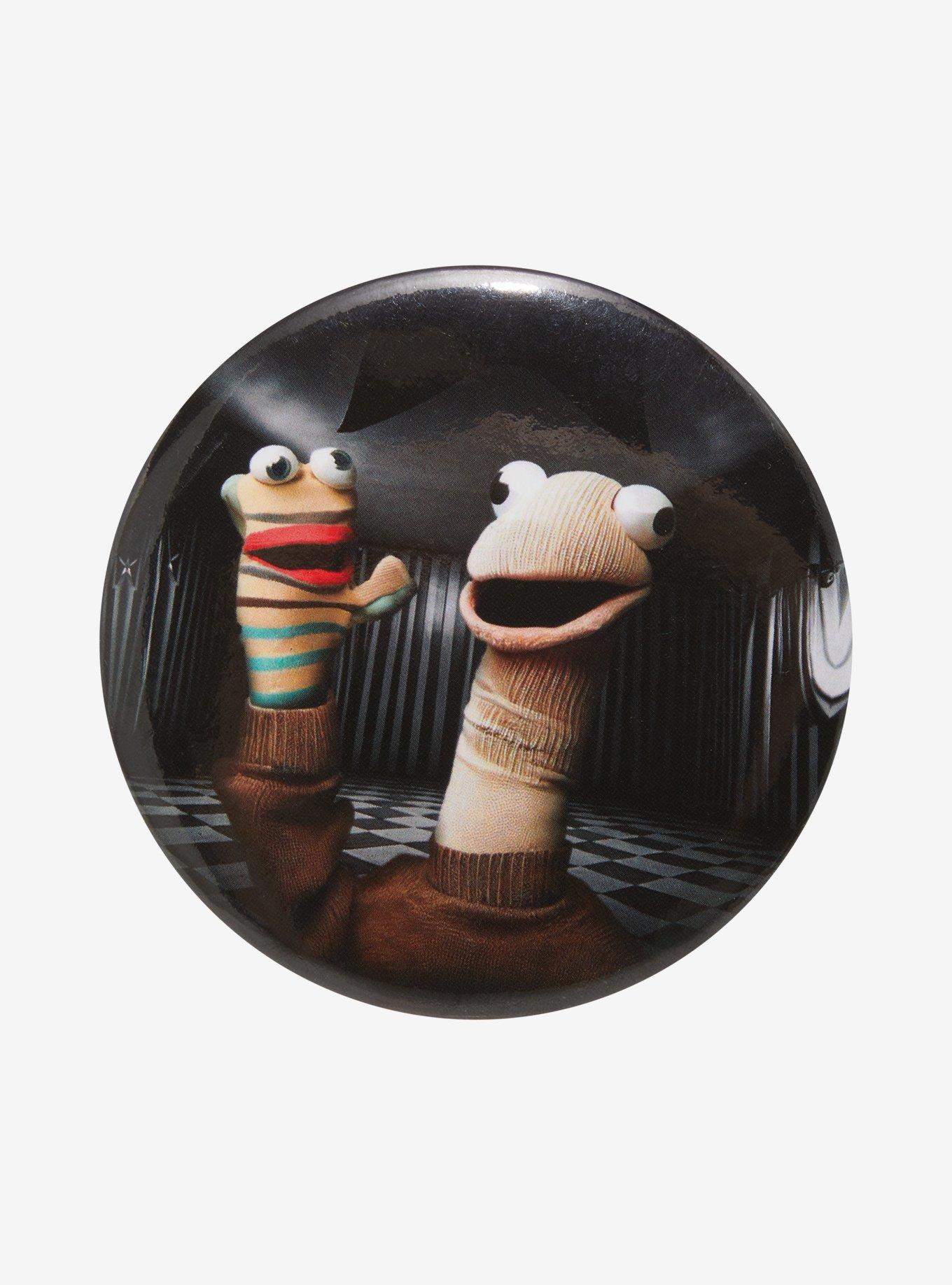 Sock Puppets 3 Inch Button, , hi-res