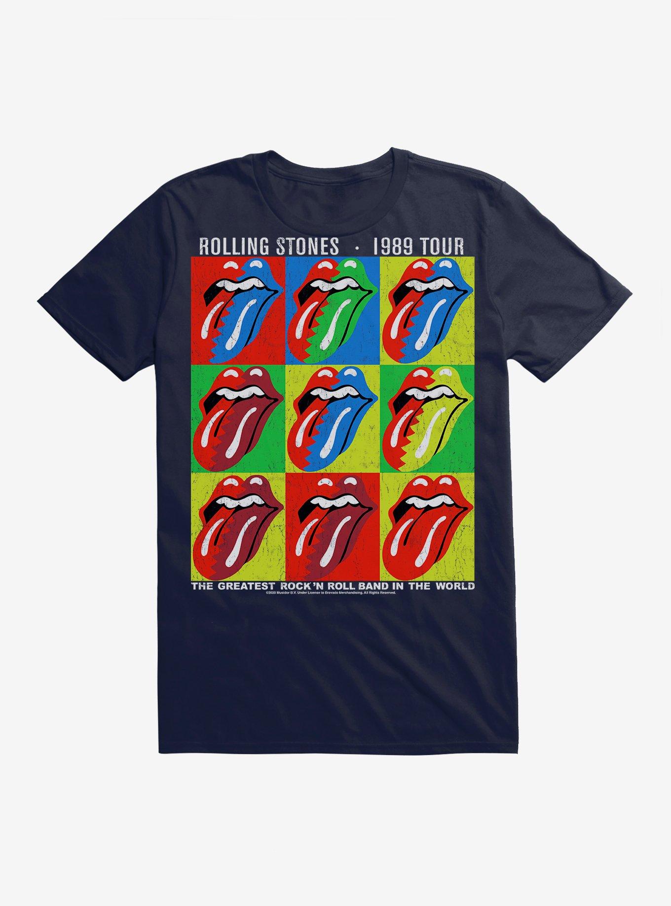 The Rolling Stones 1989 Tour Pop Art T-Shirt, , hi-res