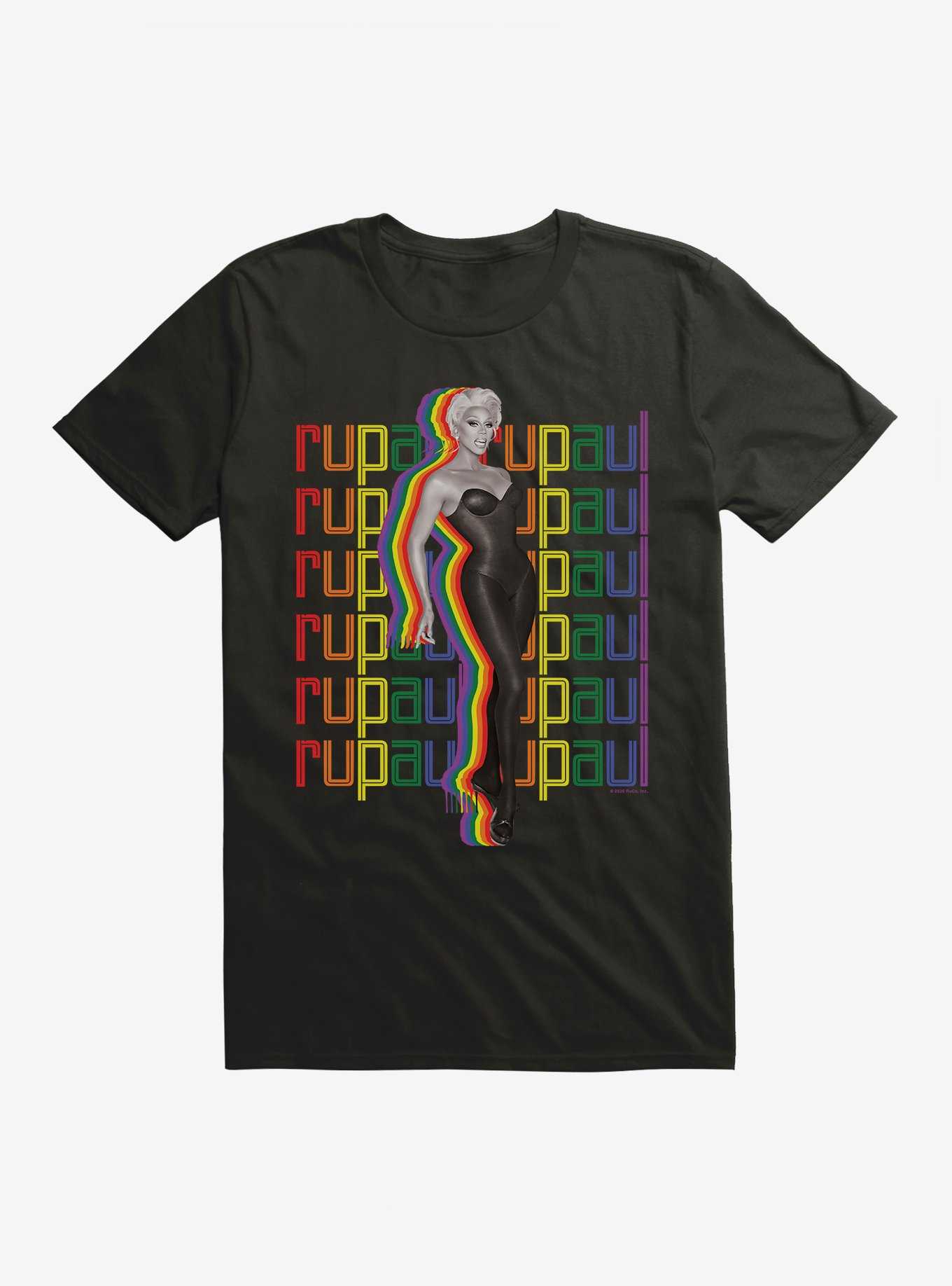 RuPaul Rainbow Silhoutte T-Shirt, , hi-res