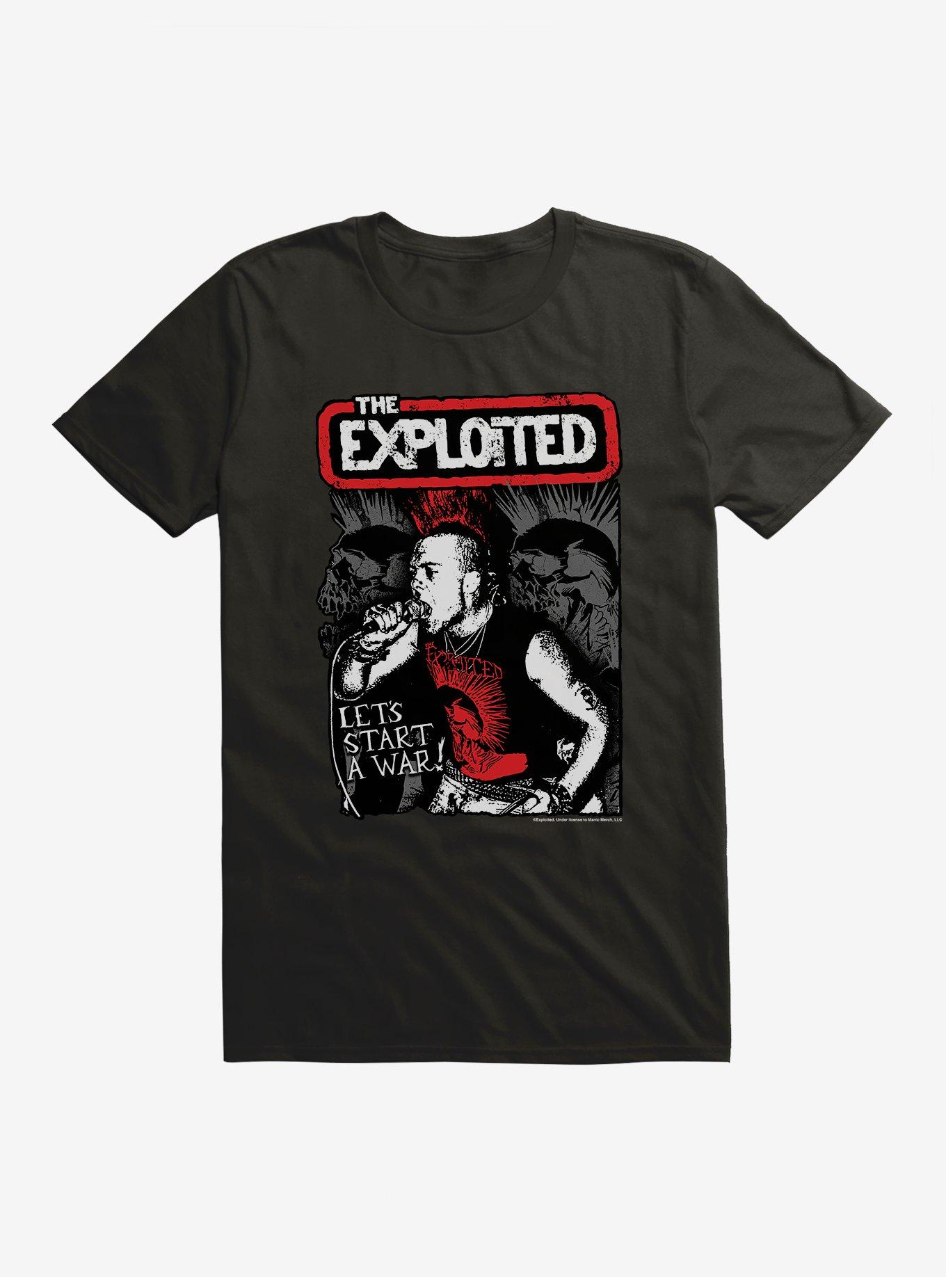 The Exploited Start A War T-Shirt, , hi-res