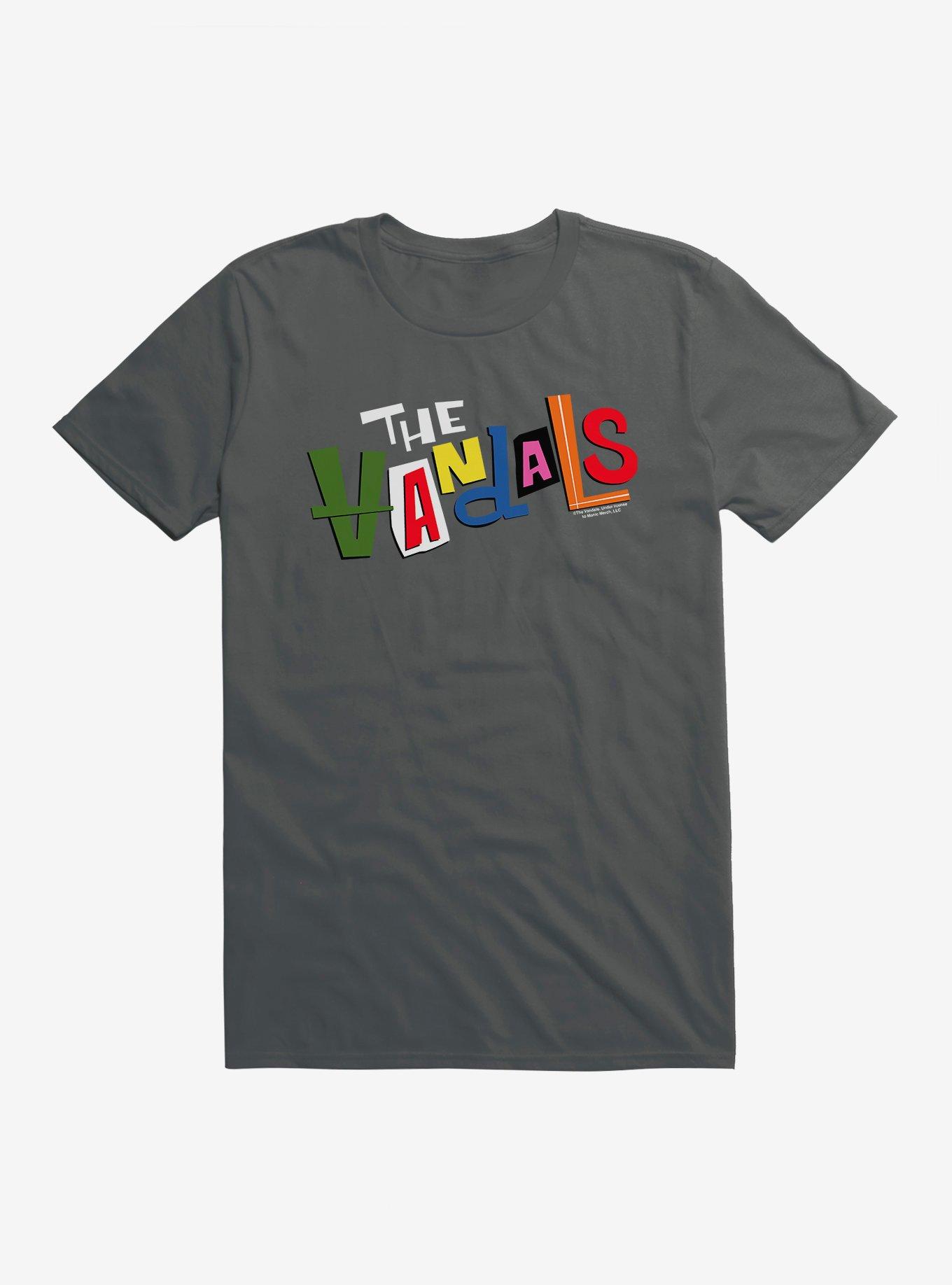 The Vandals Band Logo T-Shirt, CHARCOAL, hi-res
