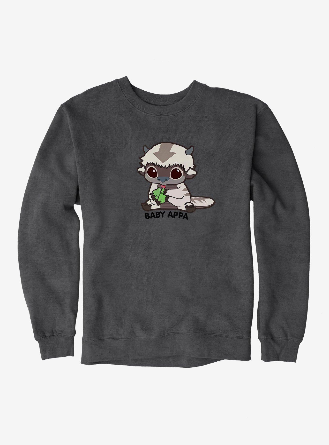 Avatar: The Last Airbender Baby Appa Sweatshirt, DARK HEATHER, hi-res