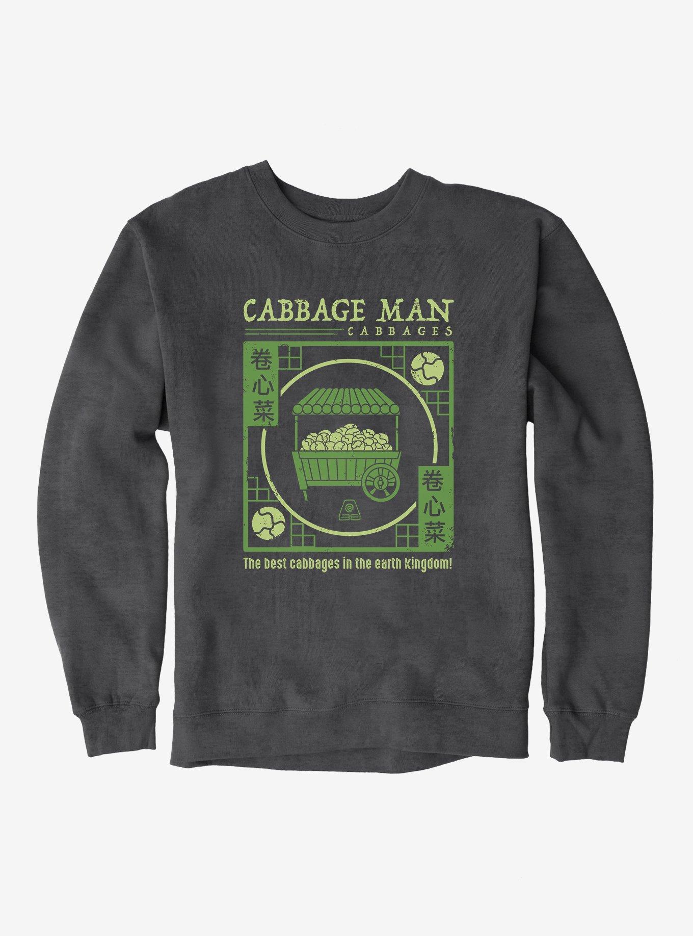 Avatar: The Last Airbender Cabbage Man Cabbages Sweatshirt, , hi-res