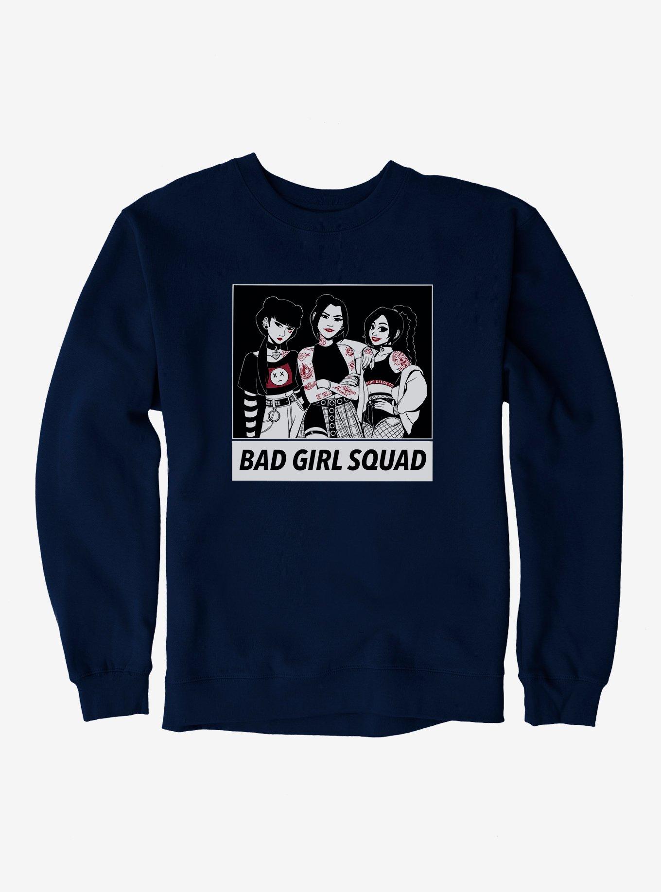 Avatar: The Last Airbender Bad Girl Squad Sweatshirt, NAVY, hi-res view 1