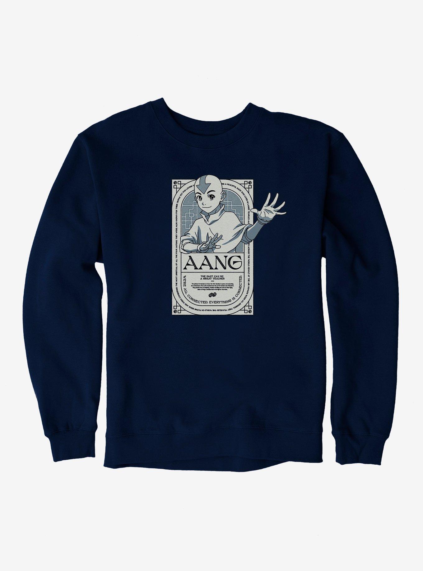 Avatar: The Last Airbender Aang All Connected Sweatshirt, NAVY, hi-res