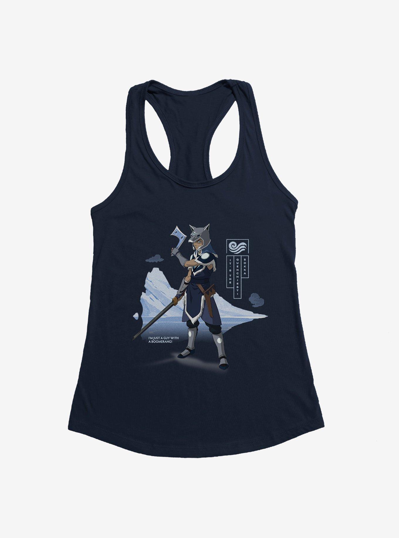 Avatar: The Last Airbender Sokka Armor Boomerang Womens Tank Top