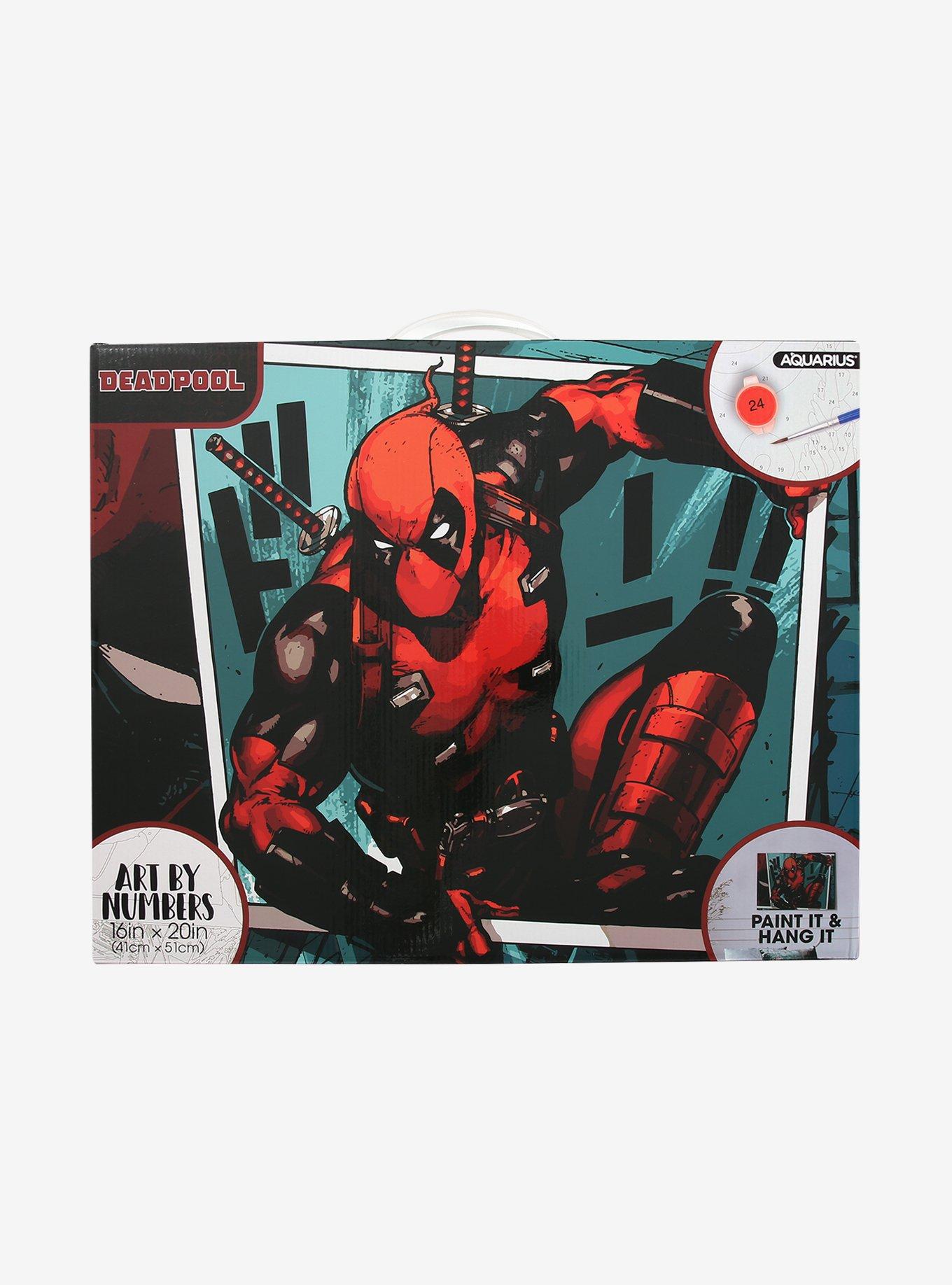 Marvel Deadpool Art by Numbers Painting Set, , hi-res