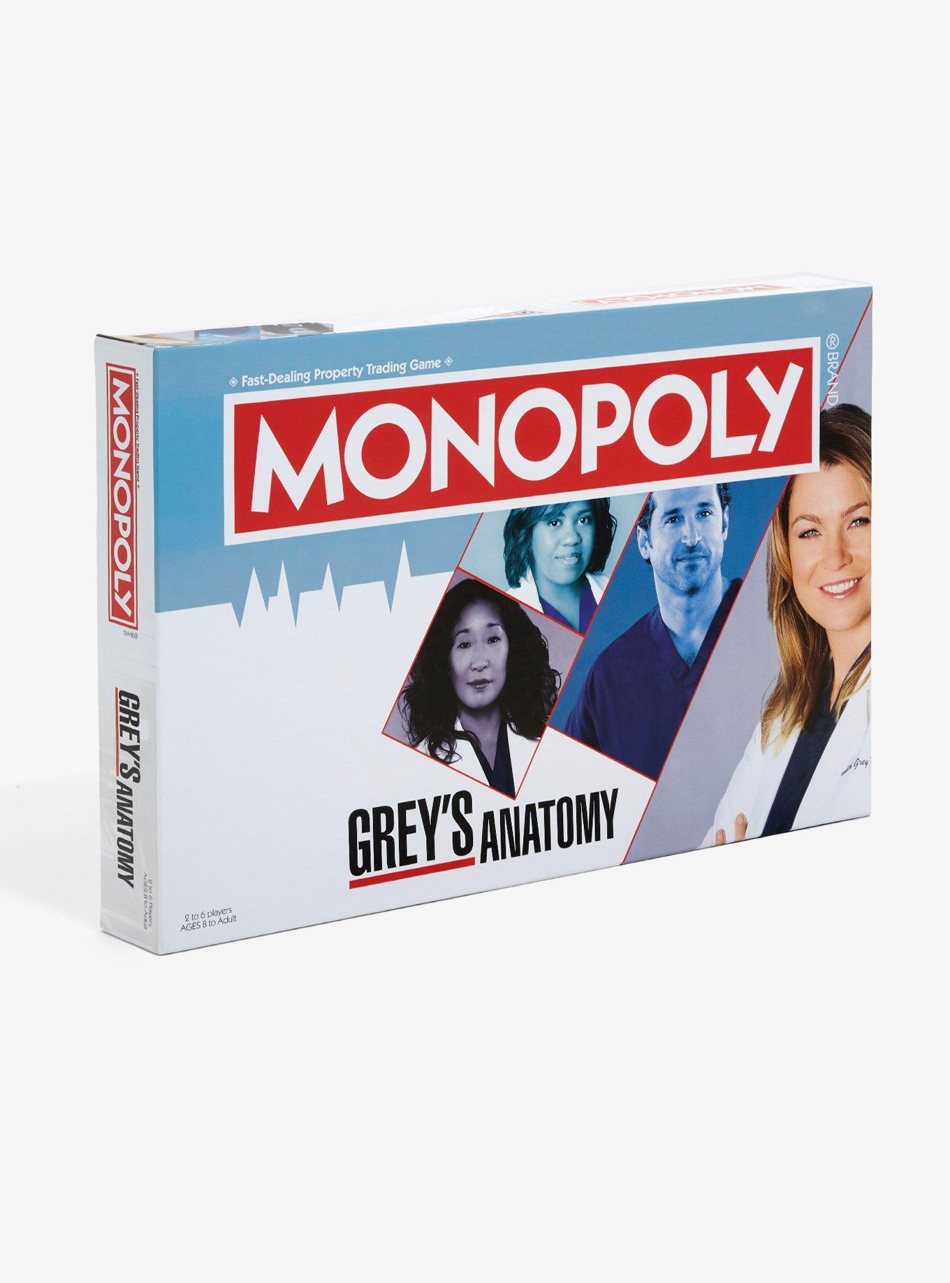 Grey's Anatomy Monopoly Board Game