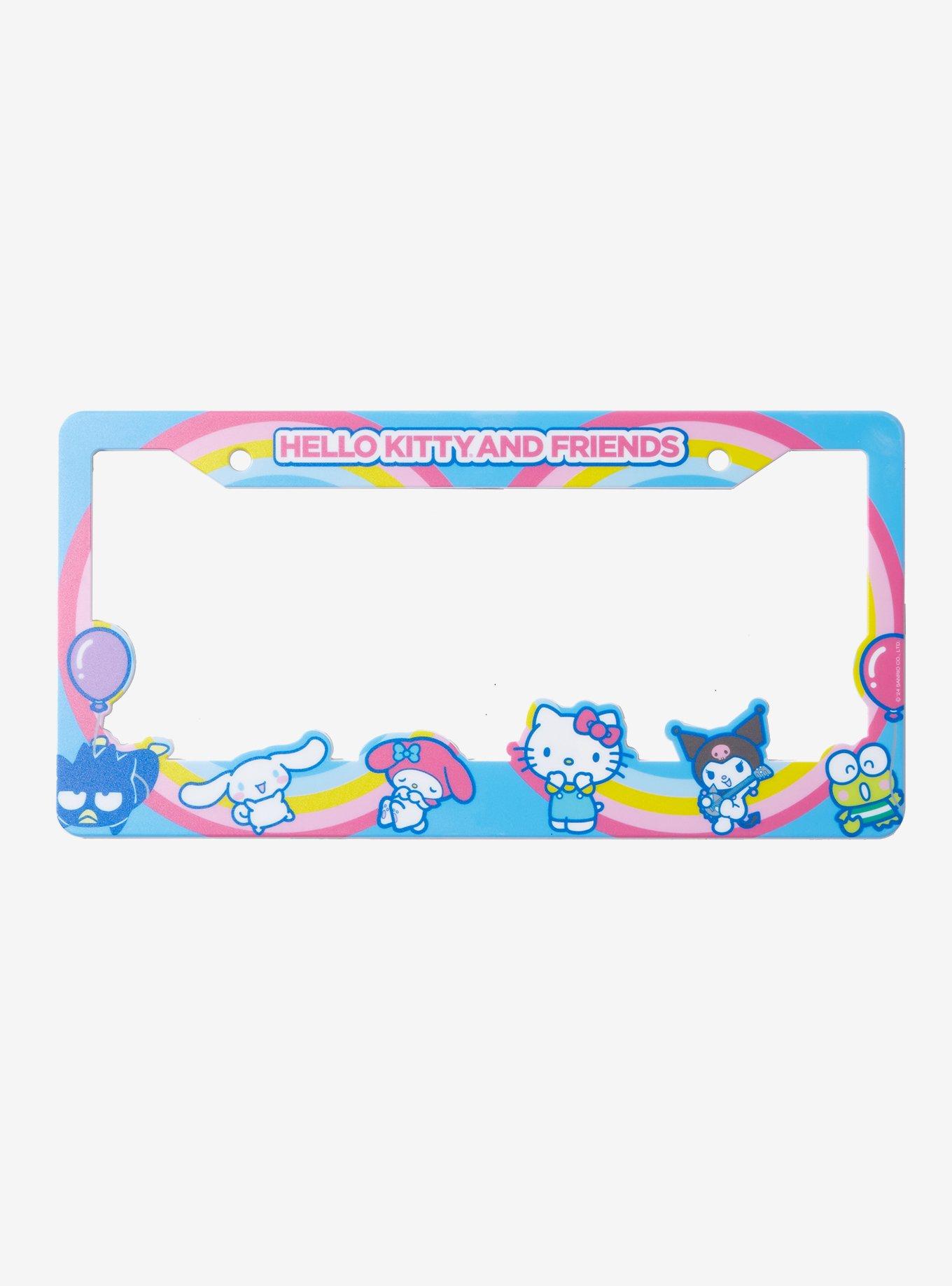 Hello Kitty And Friends Balloon License Plate Frame, , hi-res