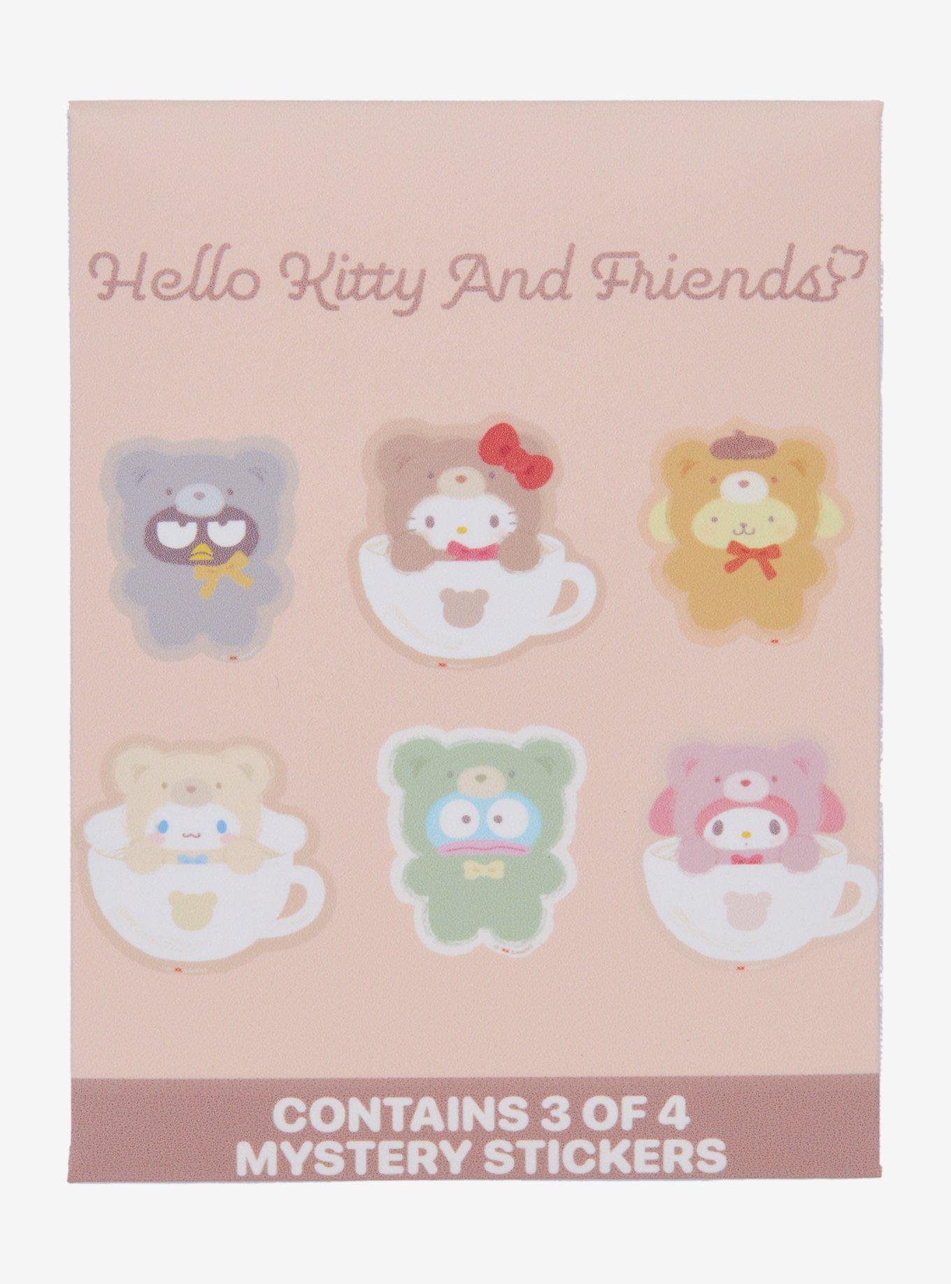 Hello Kitty And Friends Latte Bear Blind Sticker Set, , hi-res