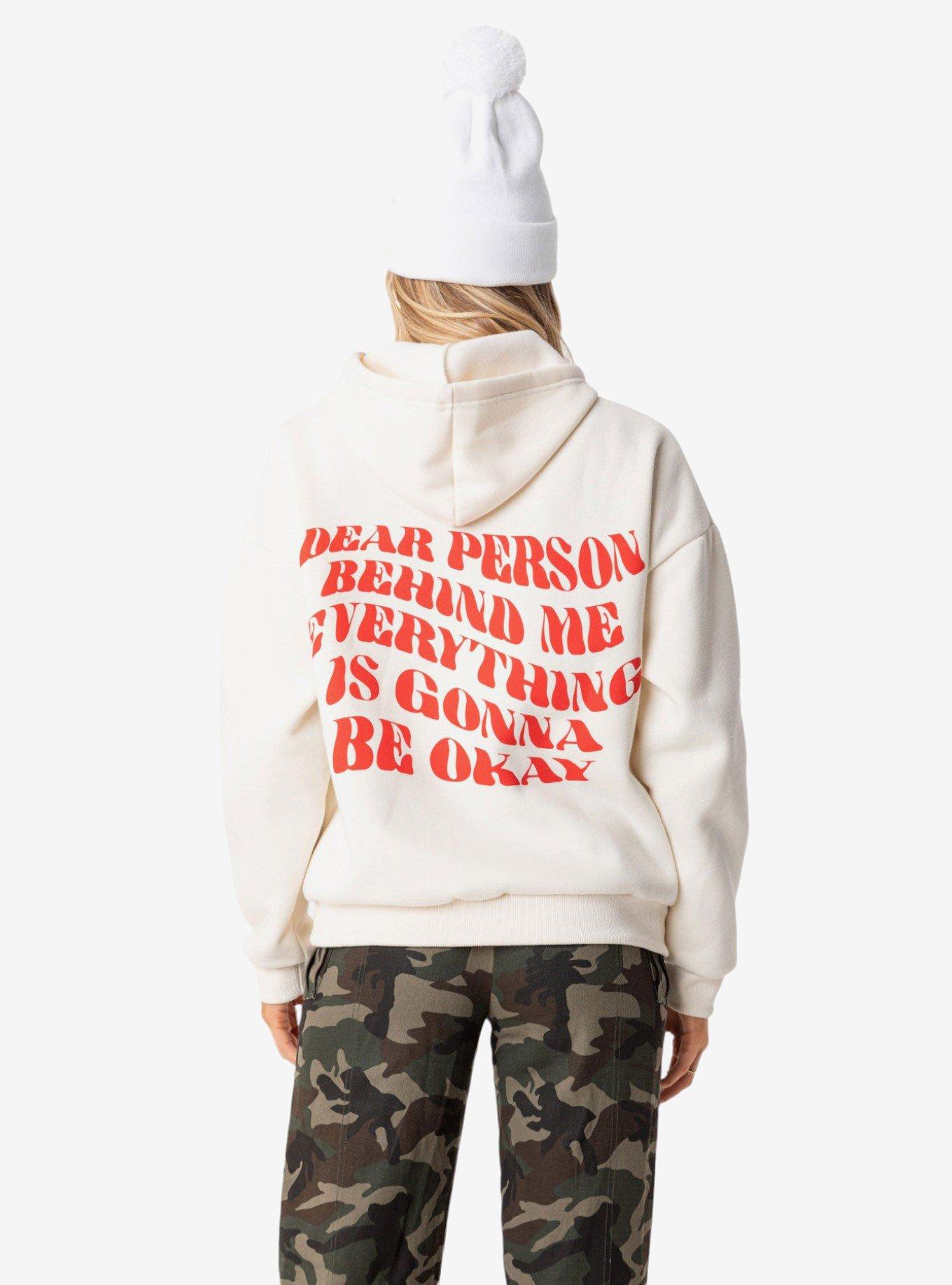 Edikted Everything Is Gonna Be Okay Hoodie, IVORY, hi-res