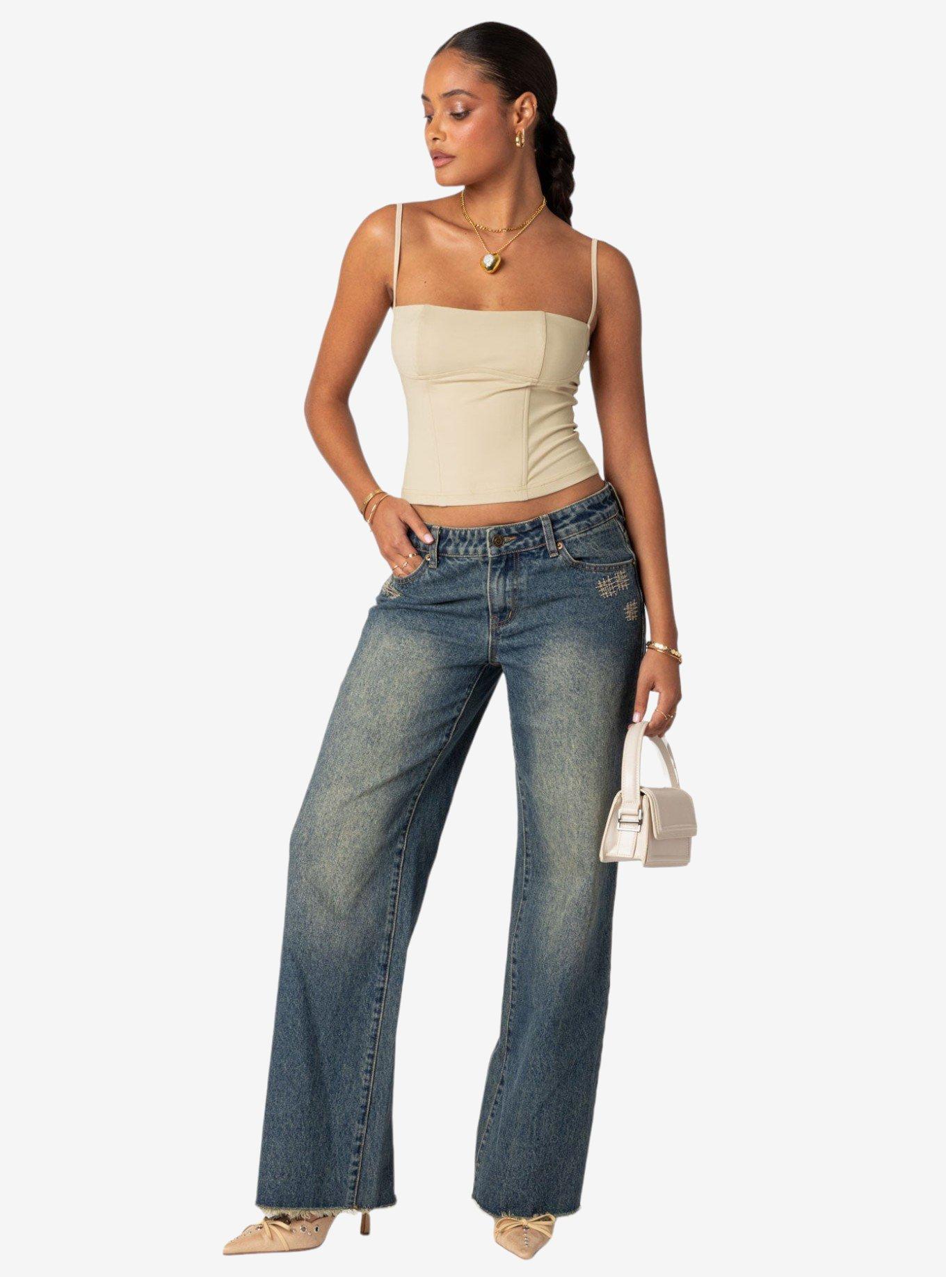 Juno Corset Top, BEIGE, hi-res