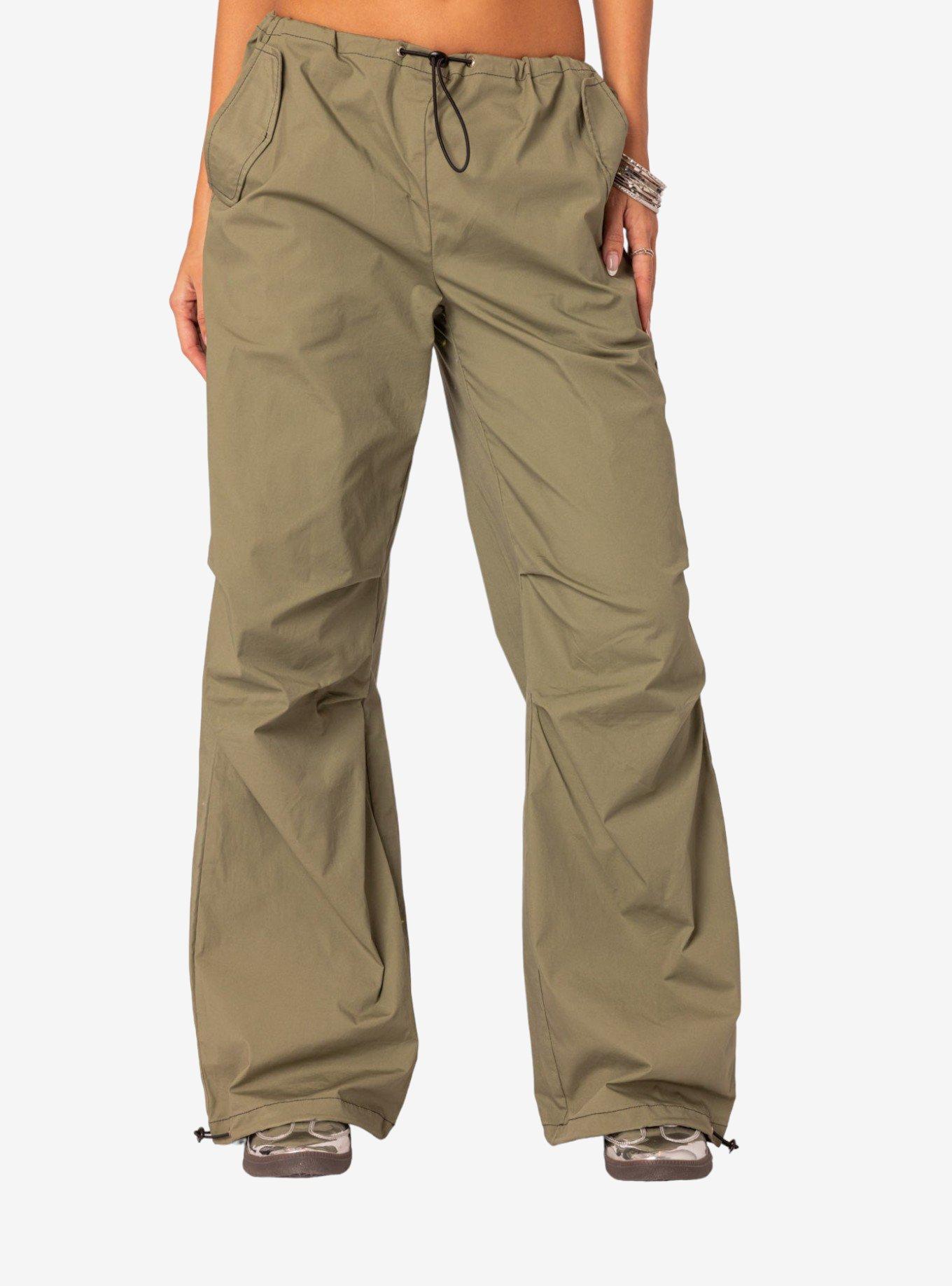Fey Cargo Parachute Pants, OLIVE, hi-res