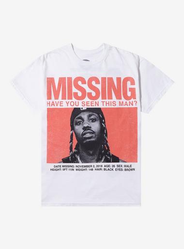 Metro Boomin Missing Poster T-Shirt | Hot Topic