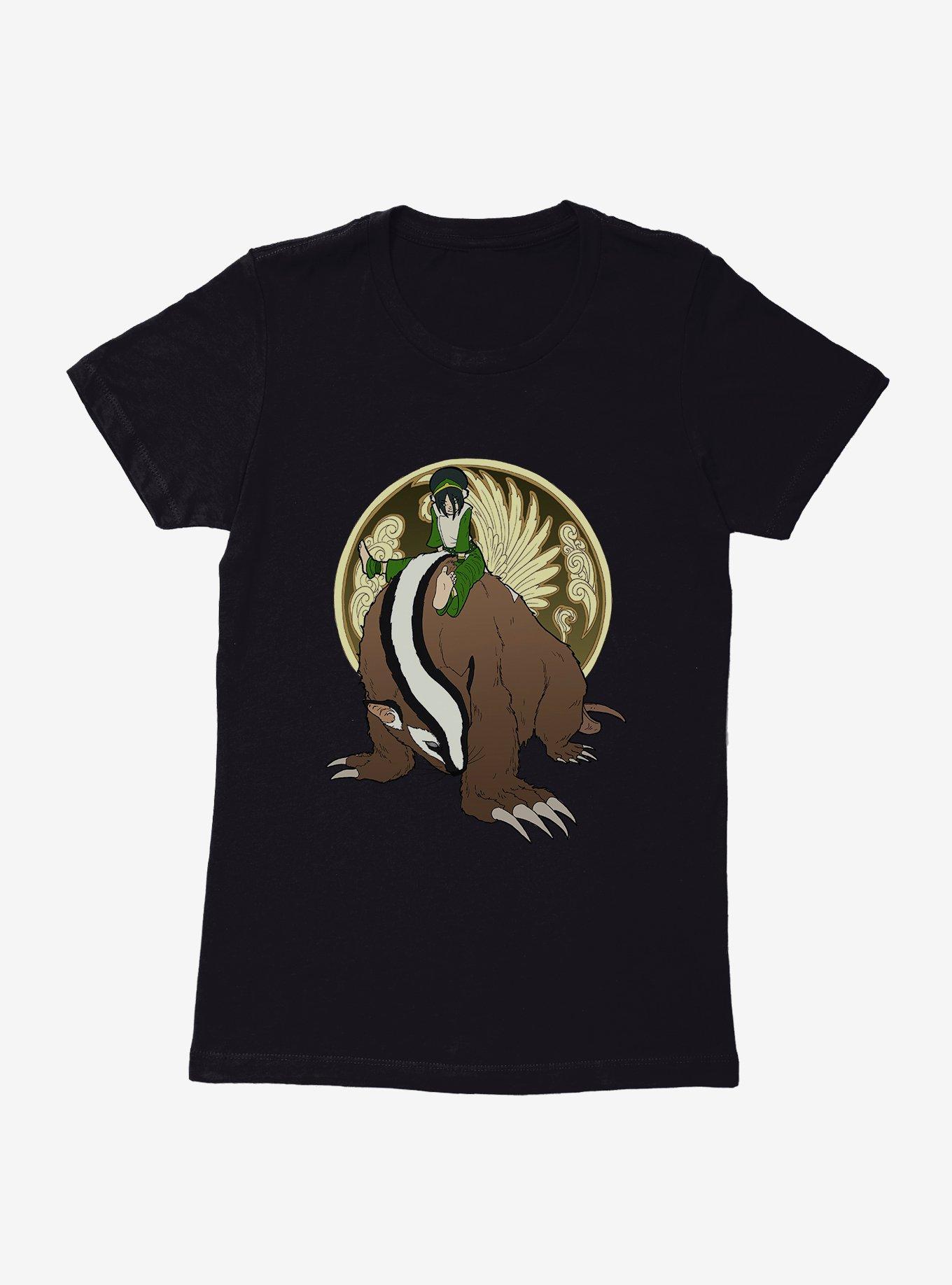 Avatar: The Last Airbender Toph And The Badgermole Womens T-Shirt, , hi-res