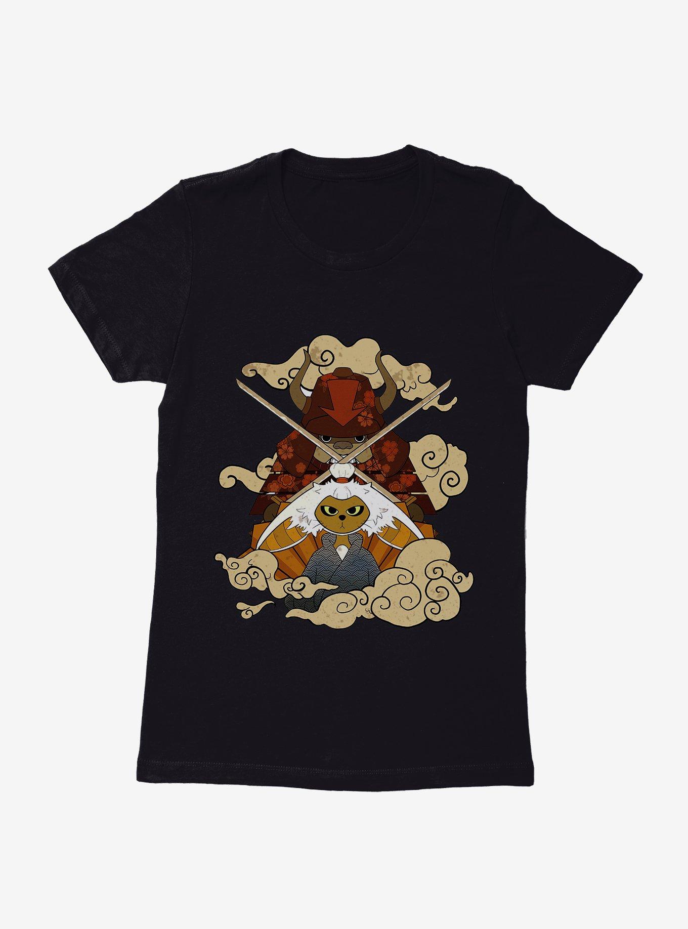 Avatar: The Last Airbender Momo And Appa Dream Battle Womens T-Shirt