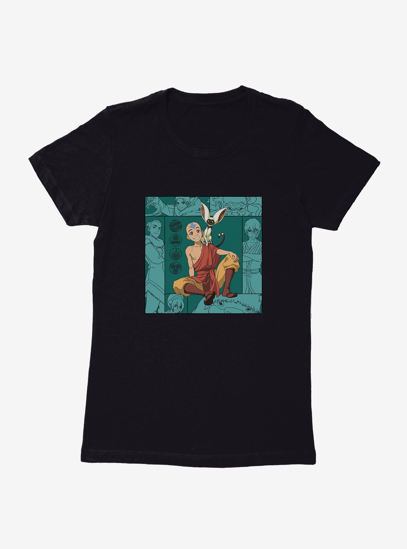 Avatar: The Last Airbender Aang And Momo Womens T-Shirt, , hi-res