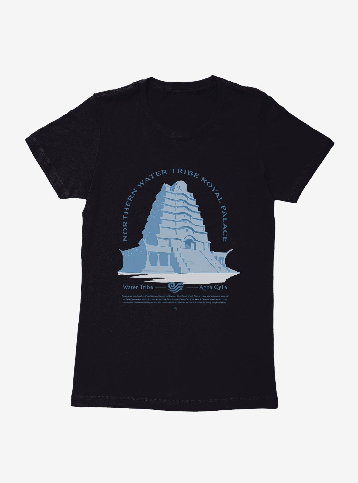 Avatar: The Last Airbender Northern Water Tribe Royal Palace Womens T-Shirt, BLACK, hi-res