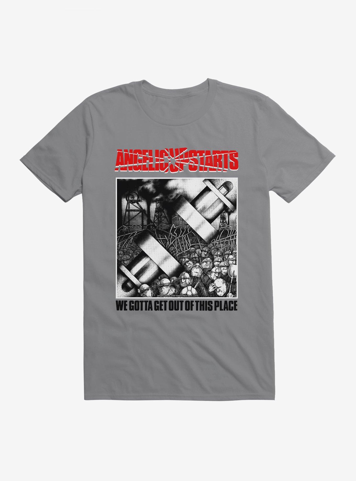 Angelic Upstarts We Gotta Get Out T-Shirt, , hi-res