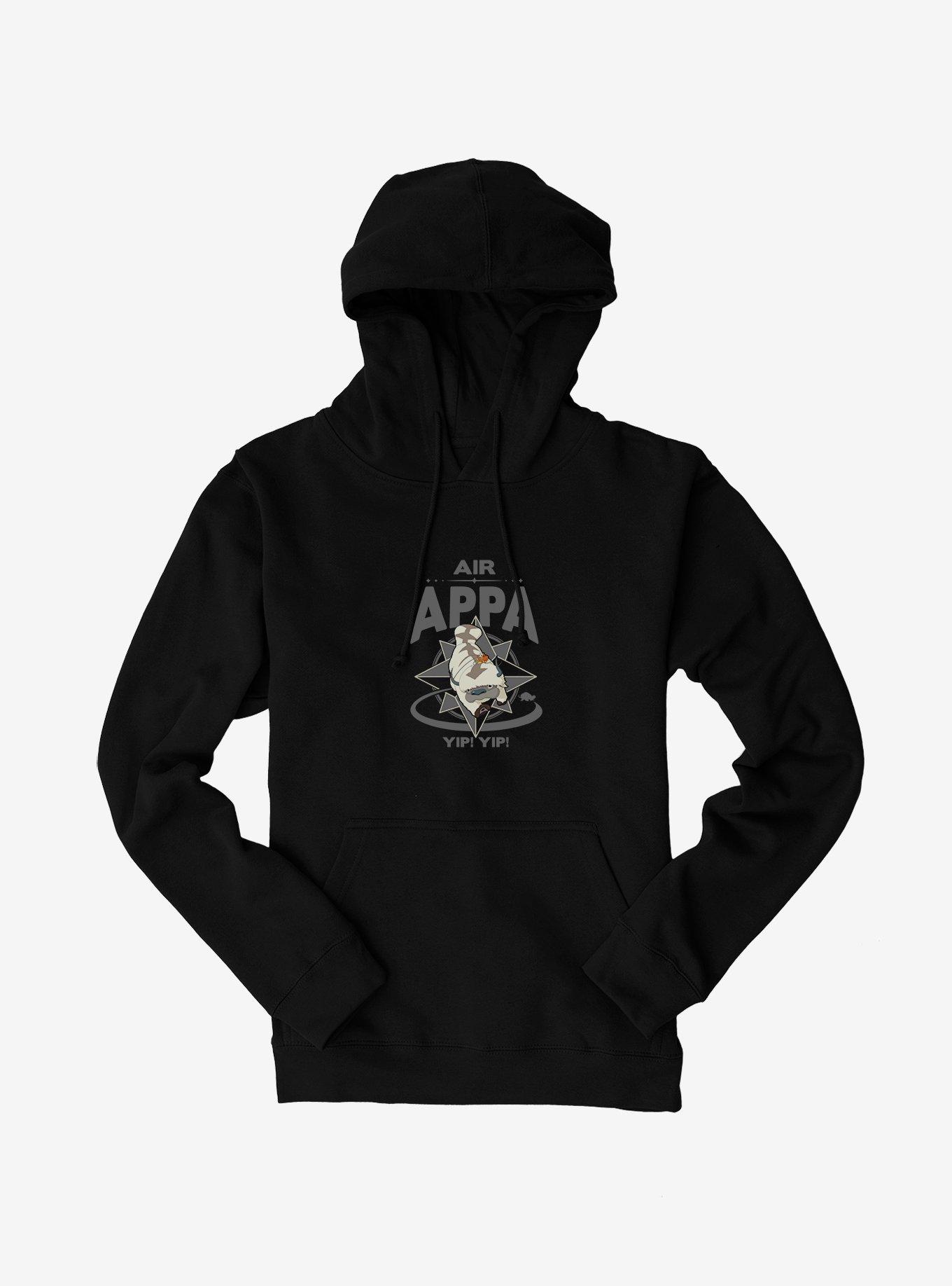 Avatar: The Last Airbender Air Appa Yip Yip Hoodie, BLACK, hi-res