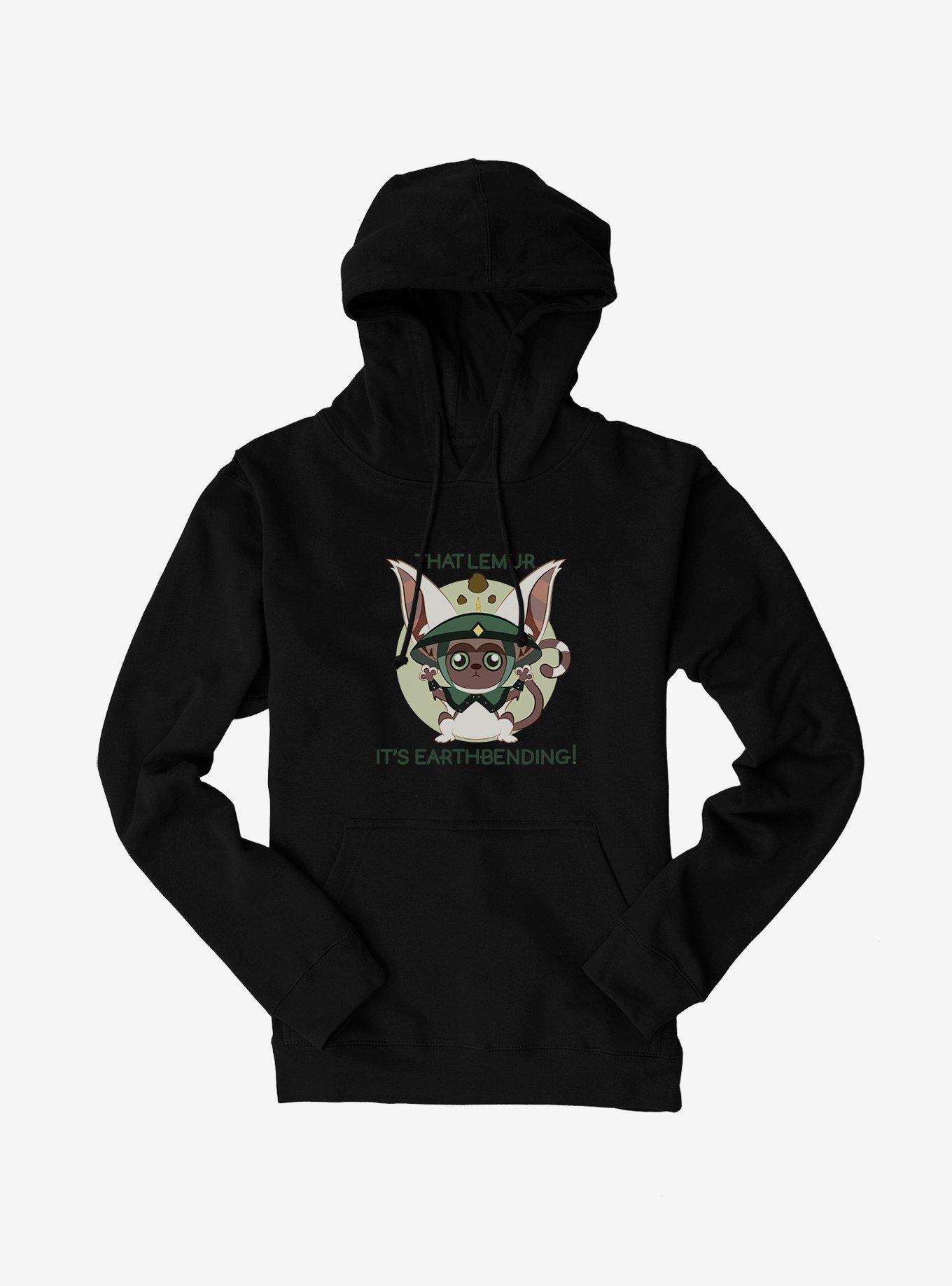 Avatar: The Last Airbender Momo the Earthbender Hoodie, BLACK, hi-res